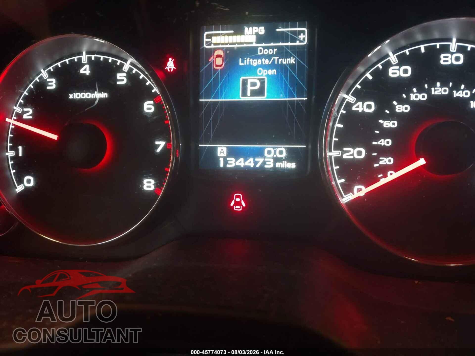 SUBARU OUTBACK 2014 - 4S4BRBLC4E3314669