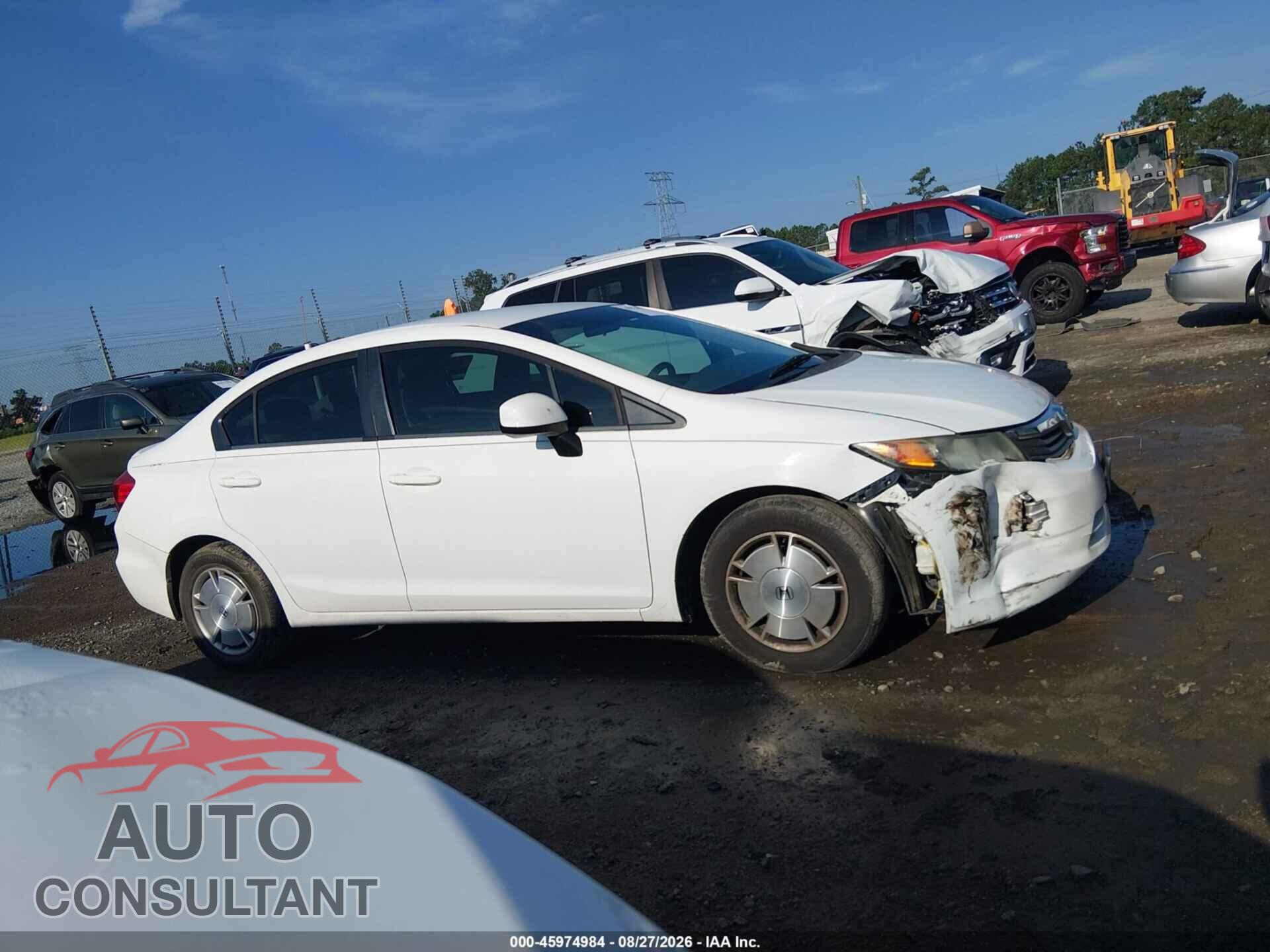 HONDA CIVIC 2012 - 2HGFB2F61CH548845