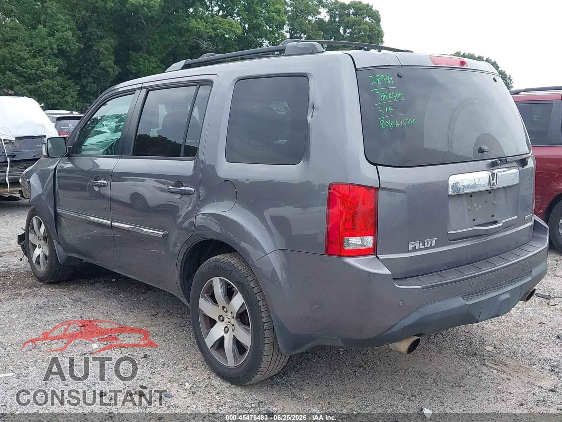 HONDA PILOT 2014 - 5FNYF3H92EB016599