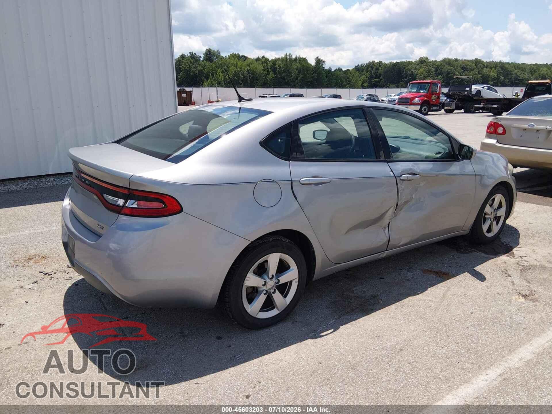 DODGE DART 2015 - 1C3CDFBB3FD186786