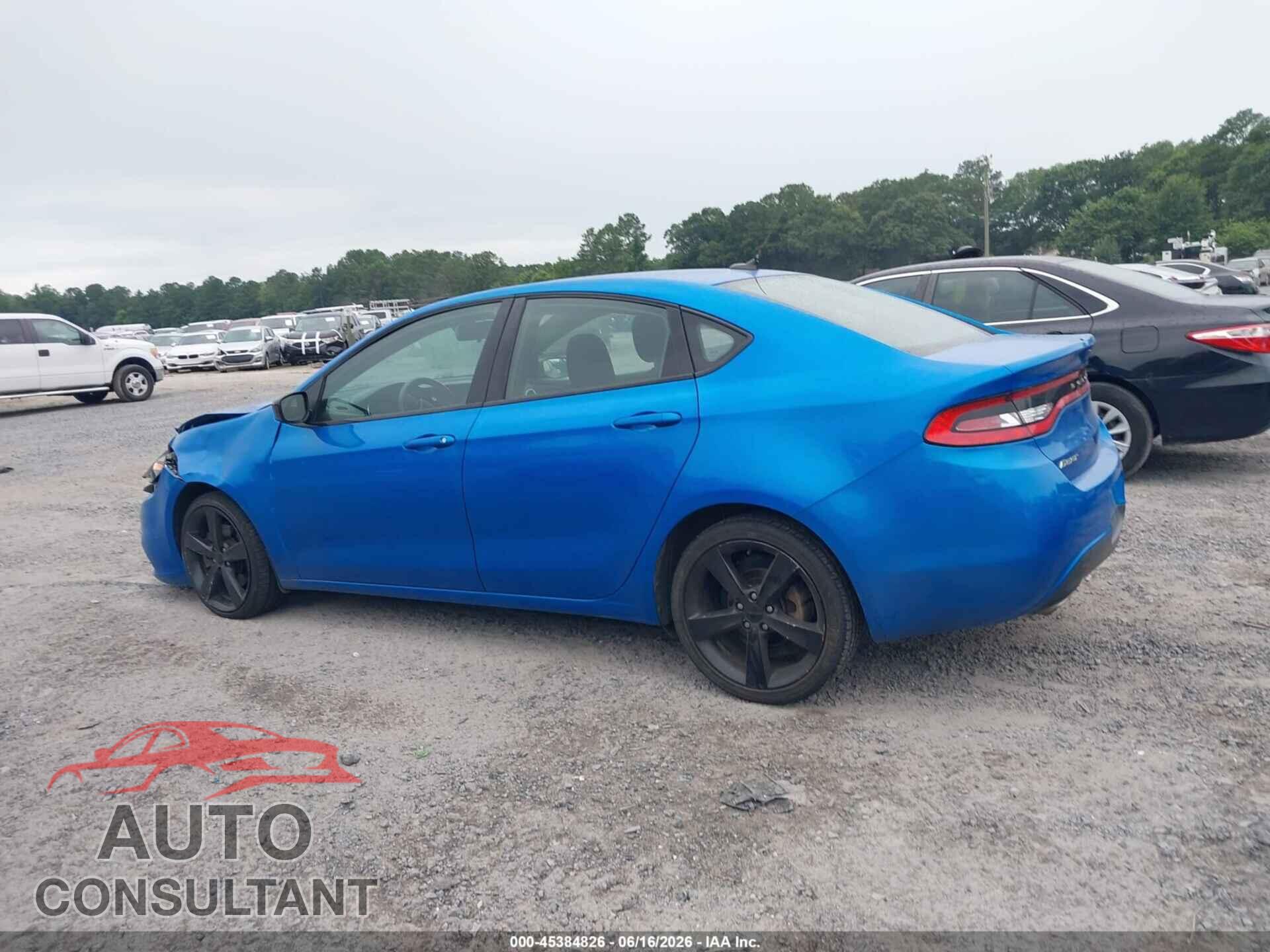 DODGE DART 2016 - 1C3CDFBB8GD578003