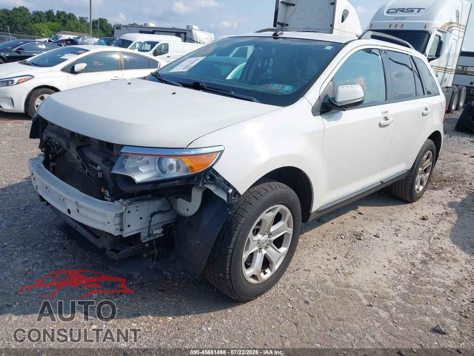 FORD EDGE 2013 - 2FMDK3JCXDBA85225