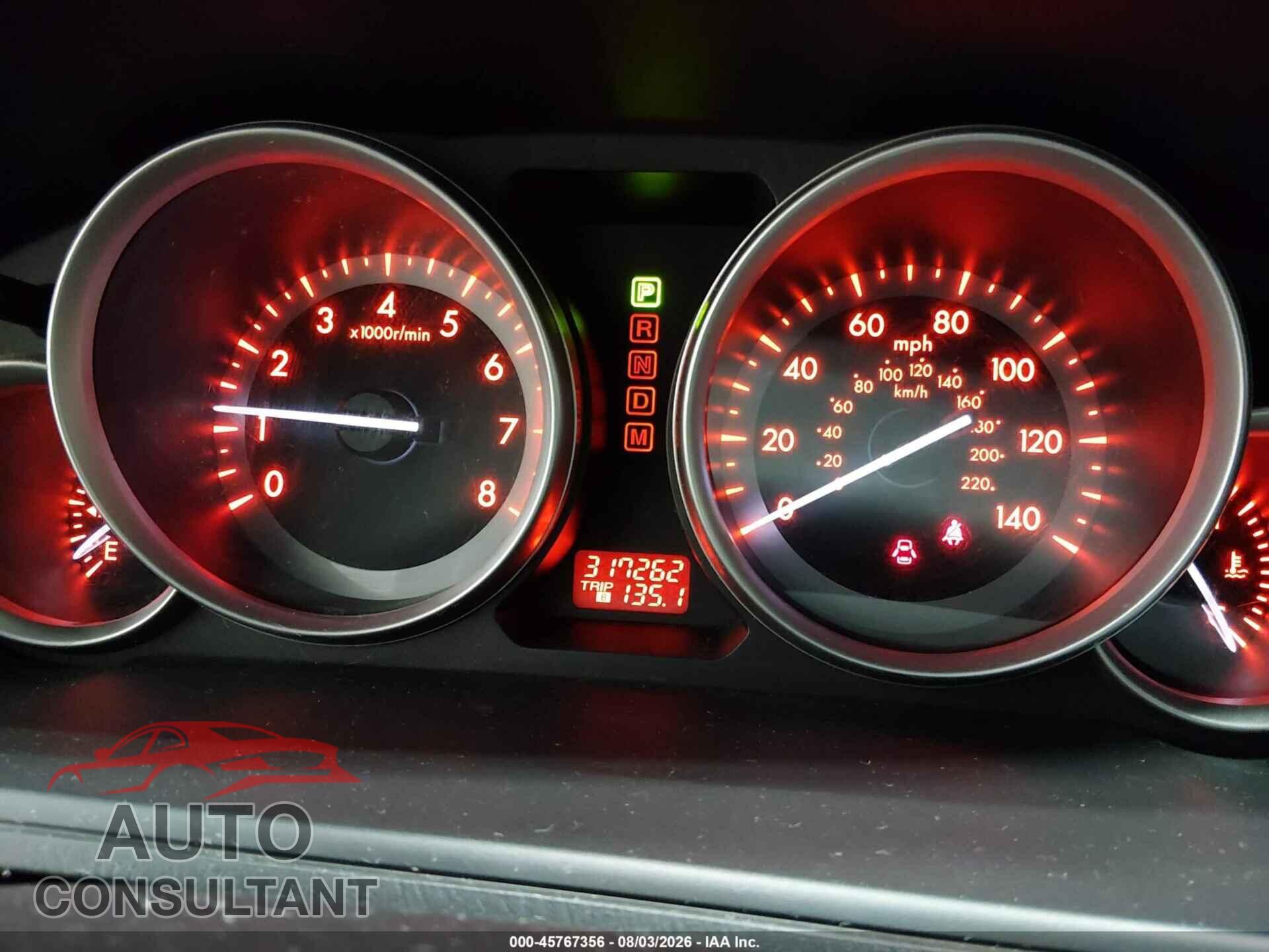 MAZDA CX-9 2010 - JM3TB3MA2A0225802