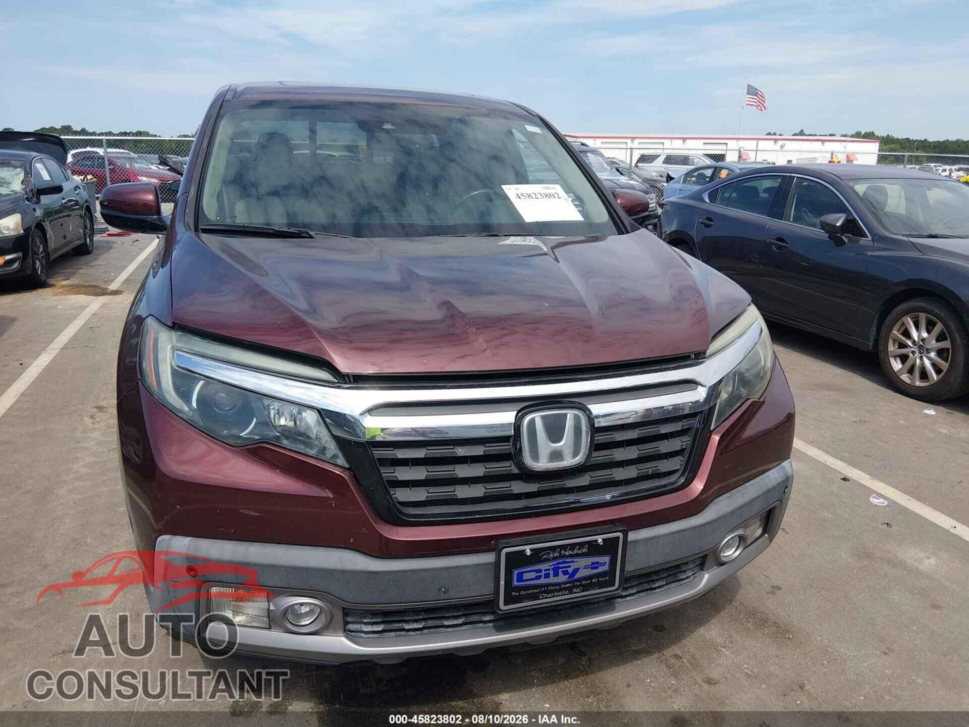 HONDA RIDGELINE 2017 - 5FPYK3F76HB031387
