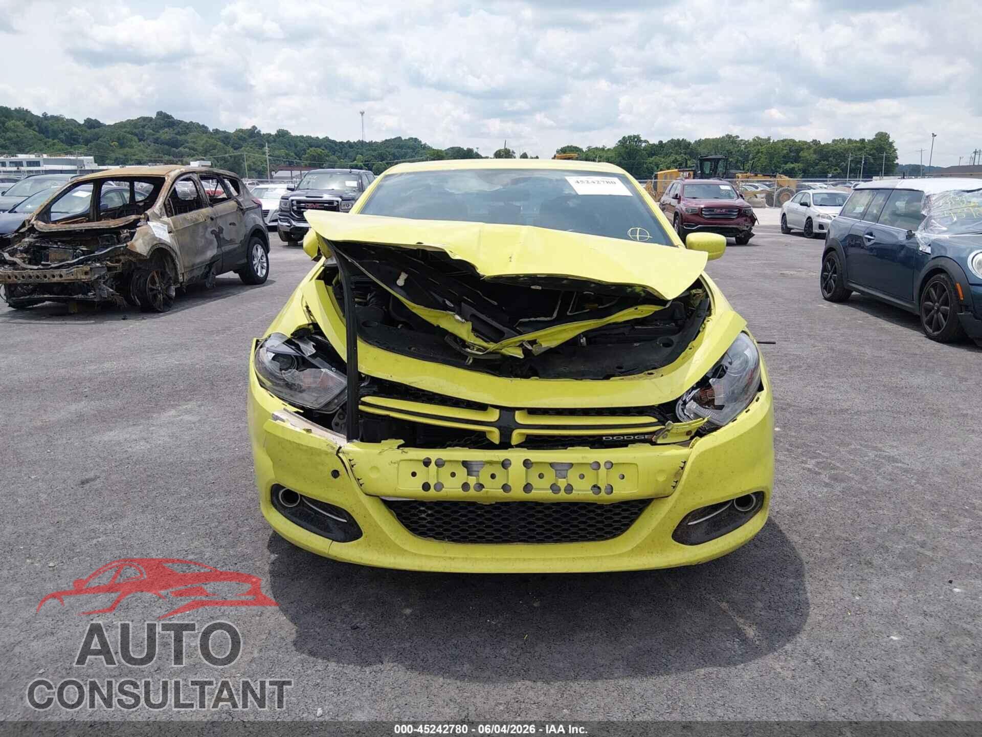 DODGE DART 2013 - 1C3CDFBA0DD198401