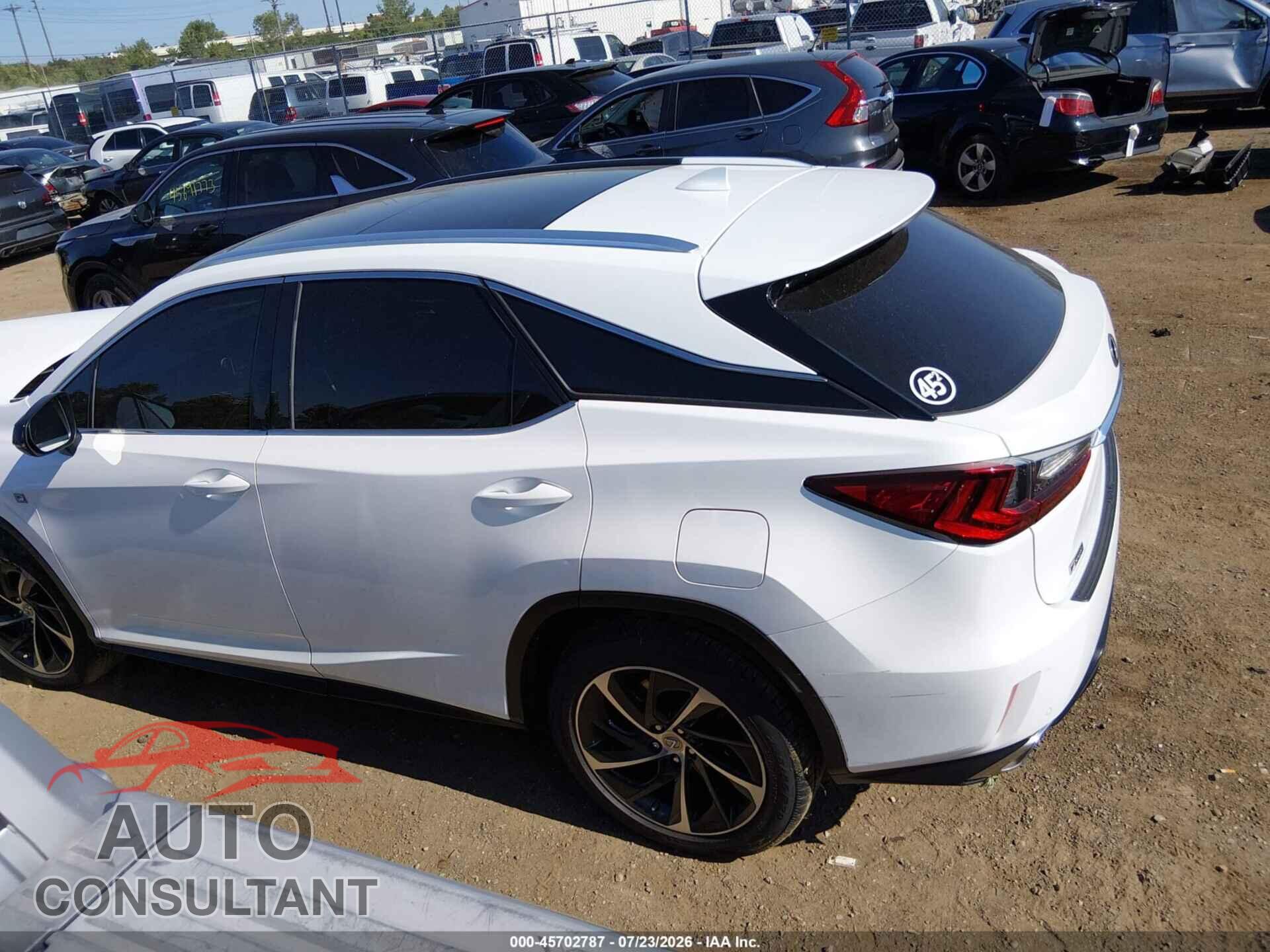 LEXUS RX 350 2019 - 2T2BZMCA4KC201284