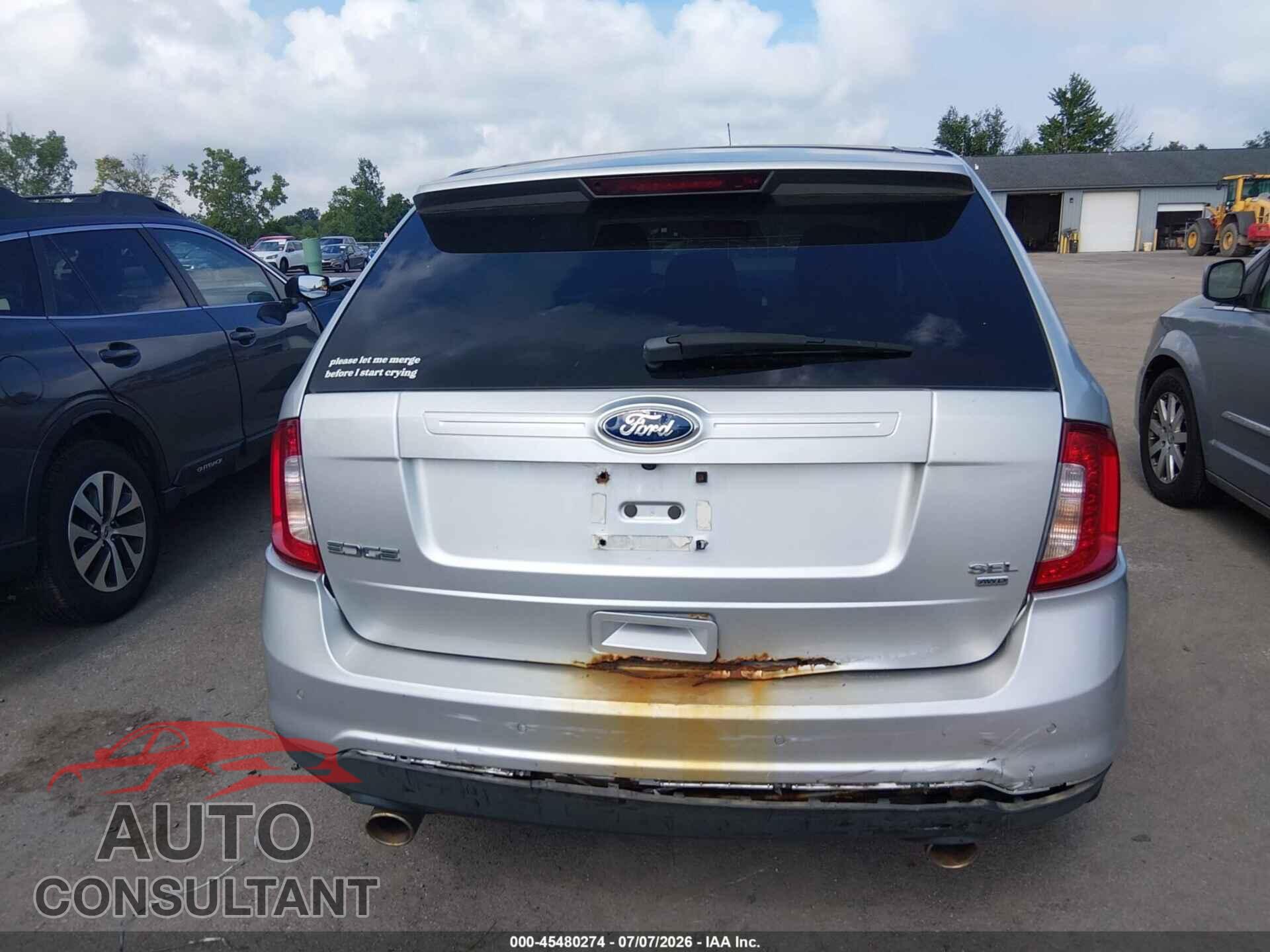 FORD EDGE 2011 - 2FMDK4JC7BBA11215