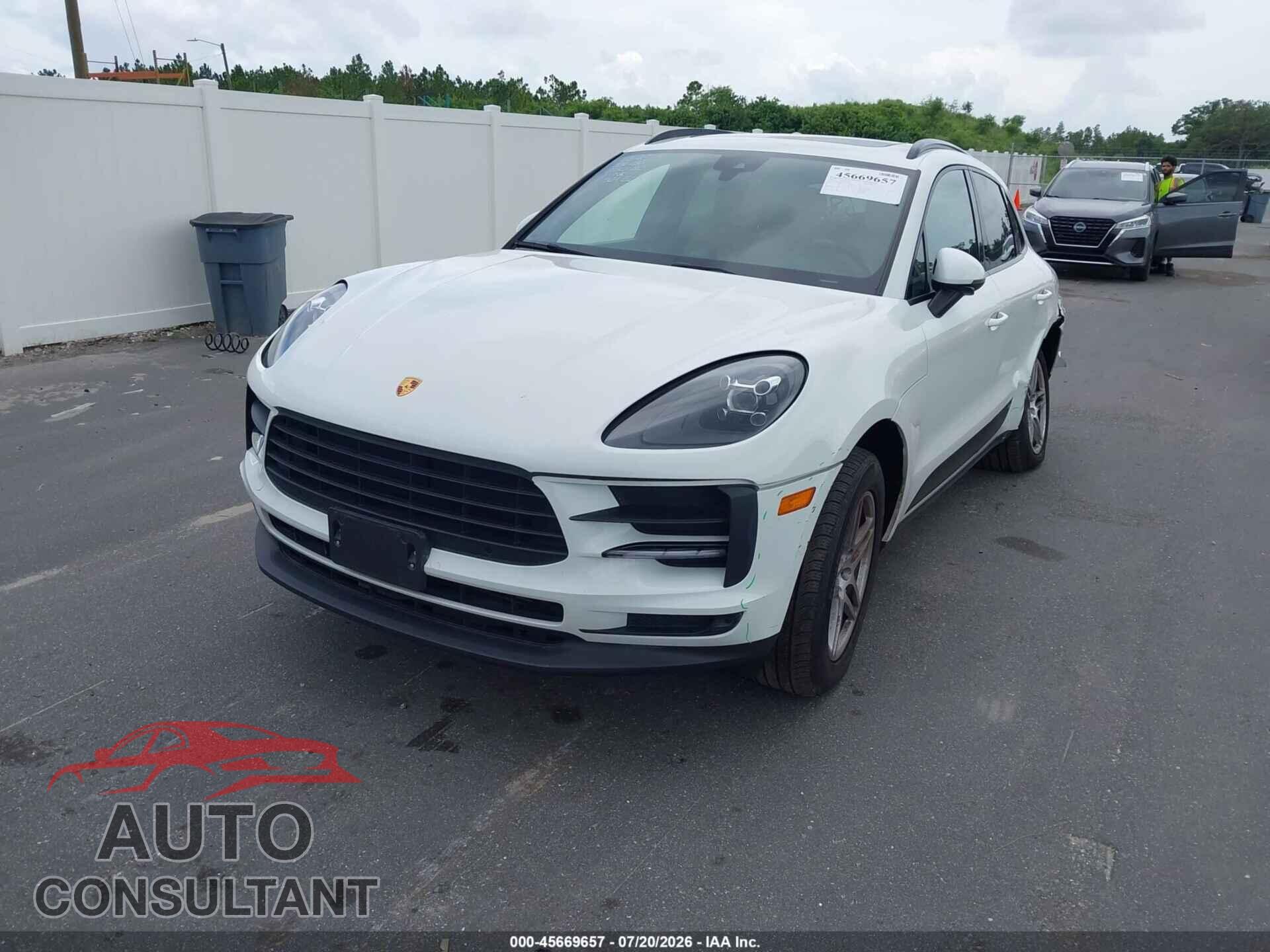 PORSCHE MACAN 2021 - WP1AA2A55MLB08690