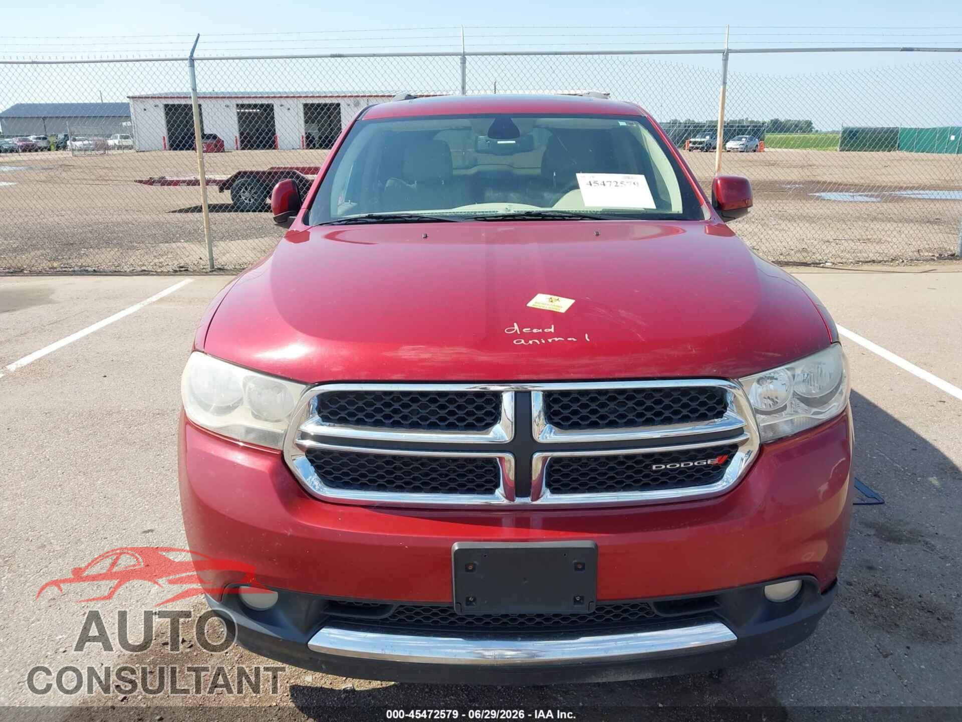 DODGE DURANGO 2013 - 1C4RDJDG1DC663395