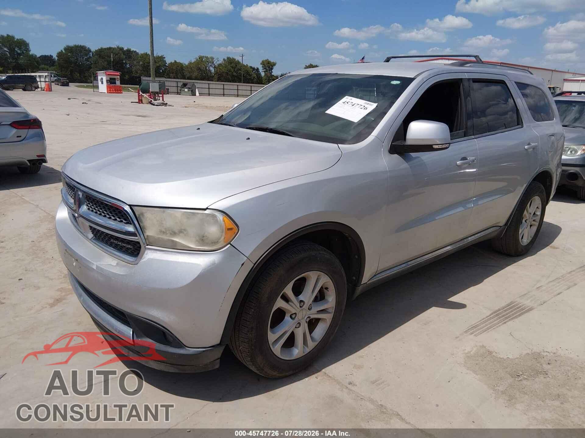 DODGE DURANGO 2011 - 1D4RD4GG6BC720252