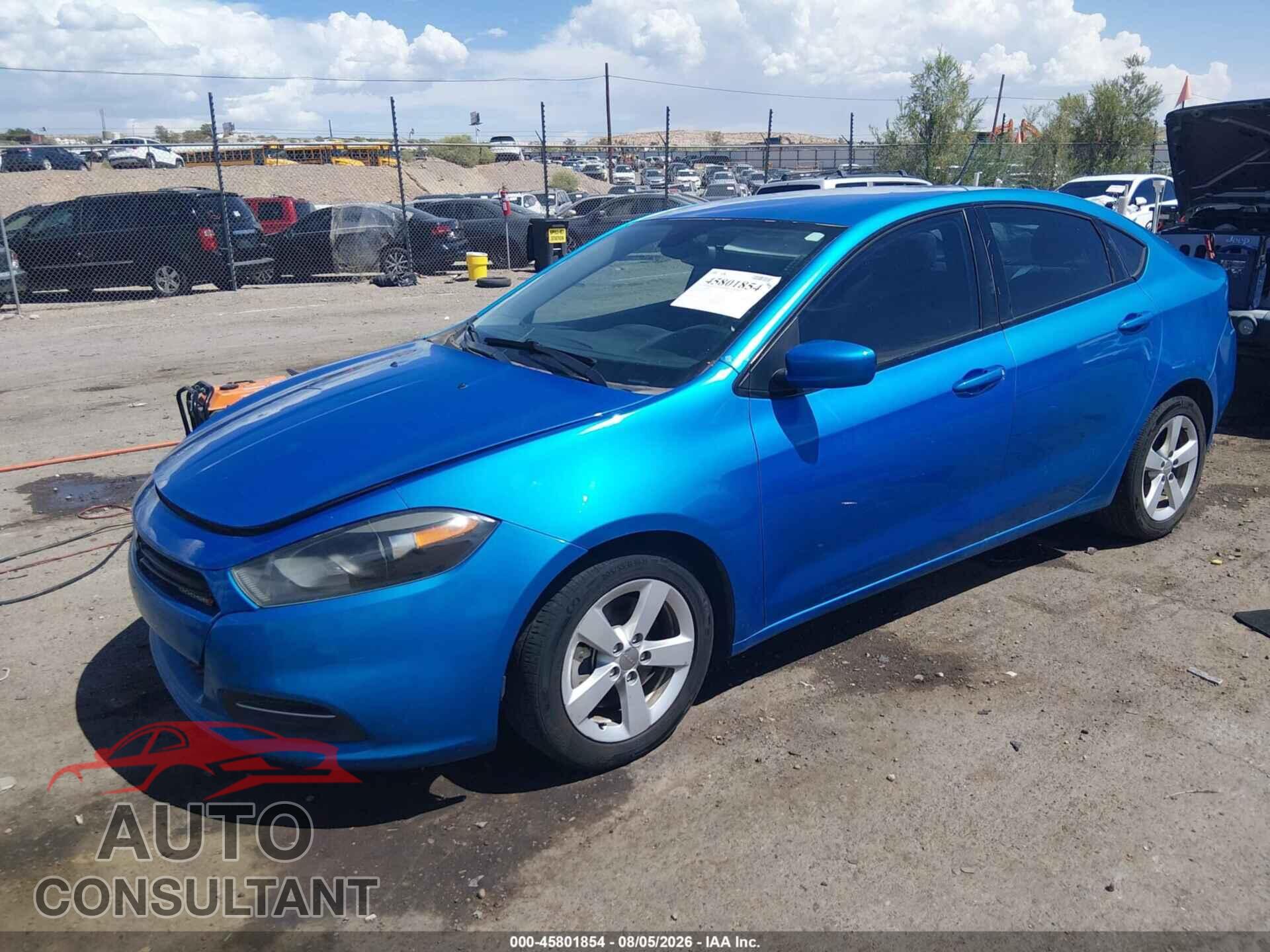 DODGE DART 2015 - 1C3CDFBBXFD223428