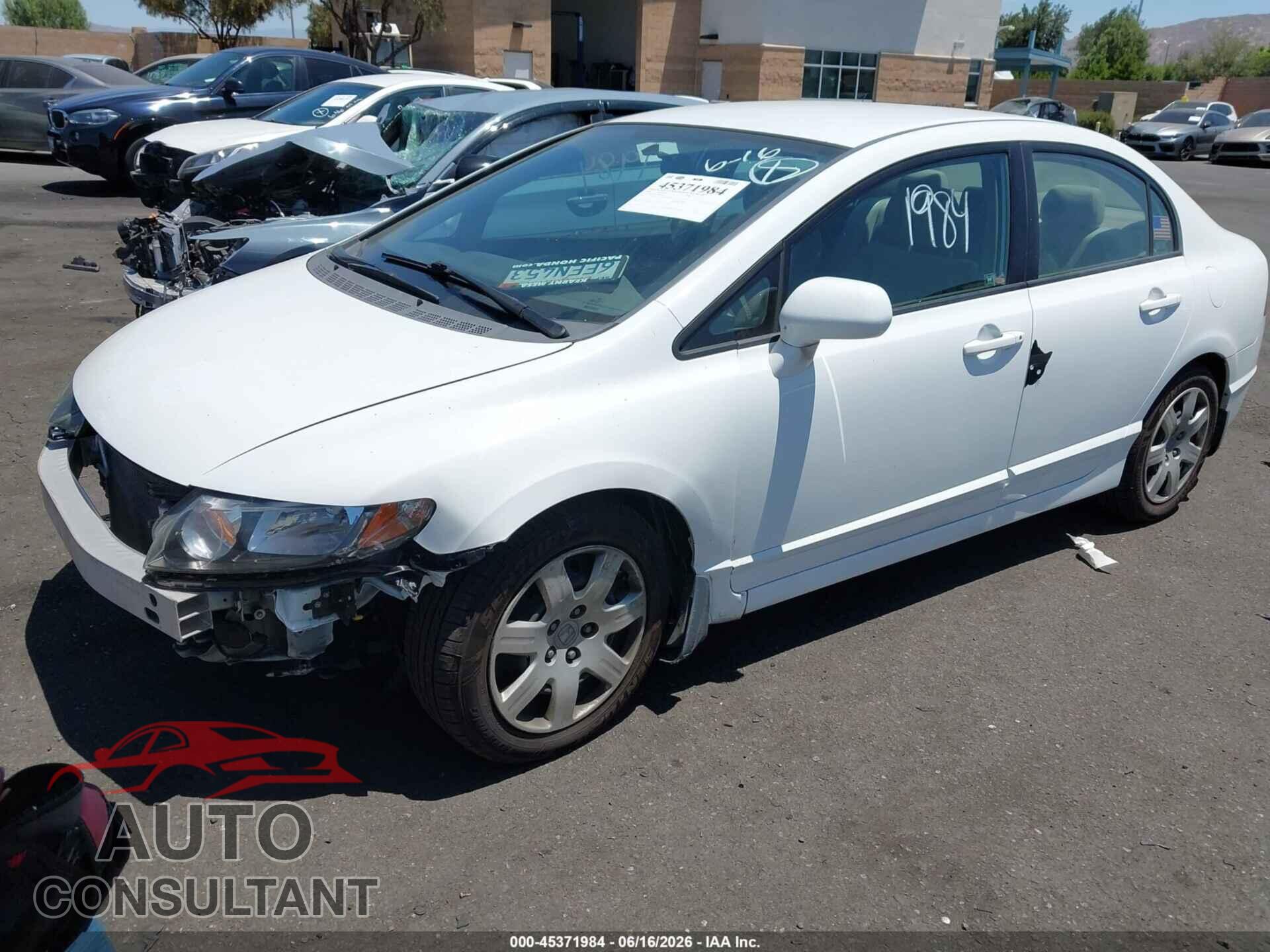 HONDA CIVIC 2009 - 2HGFA165X9H304351