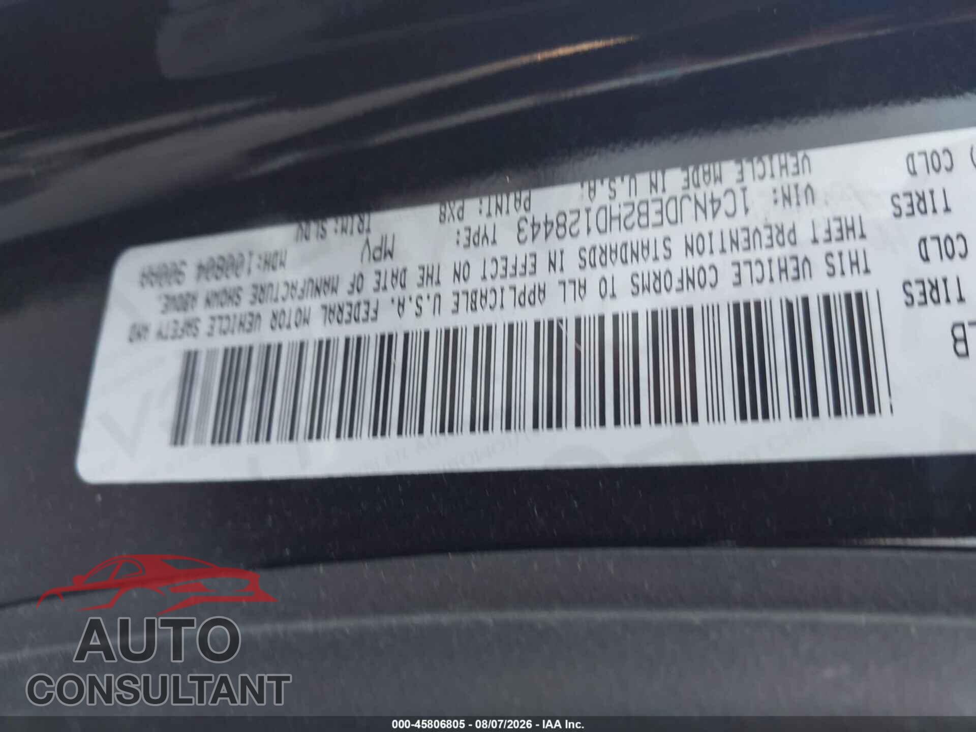 JEEP COMPASS 2017 - 1C4NJDEB2HD128443