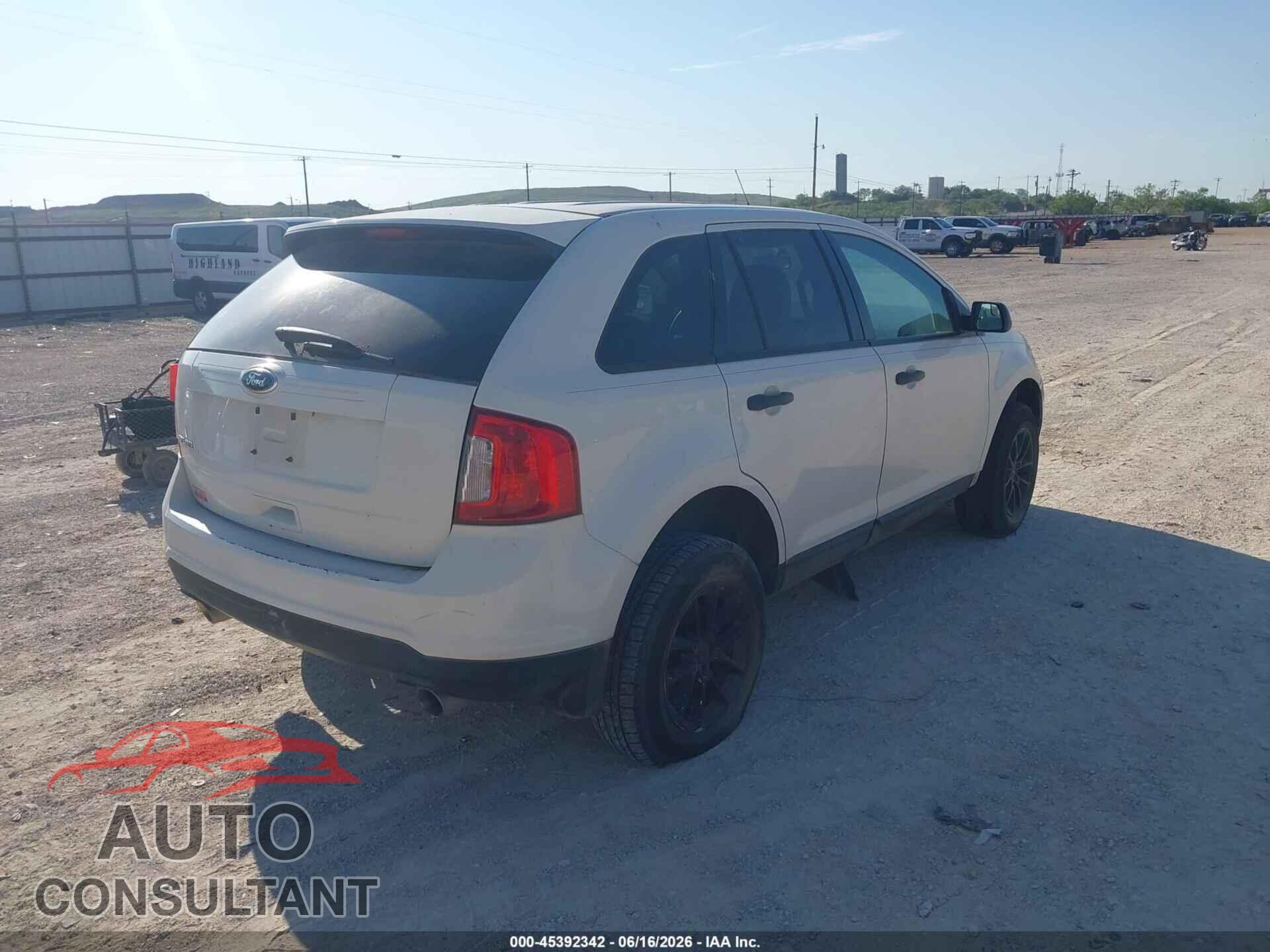 FORD EDGE 2013 - 2FMDK3GCXDBB01494