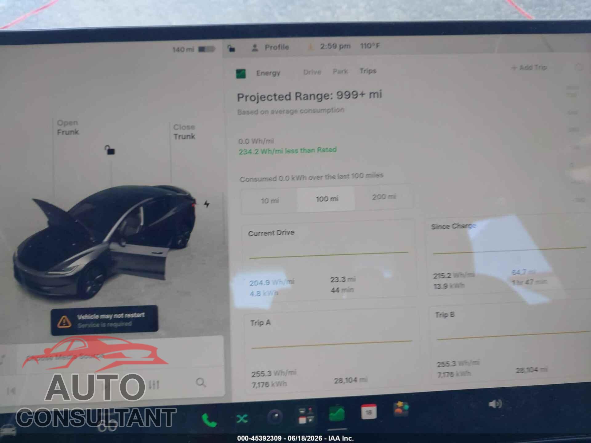 TESLA MODEL 3 2024 - 5YJ3E1EB3RF744690