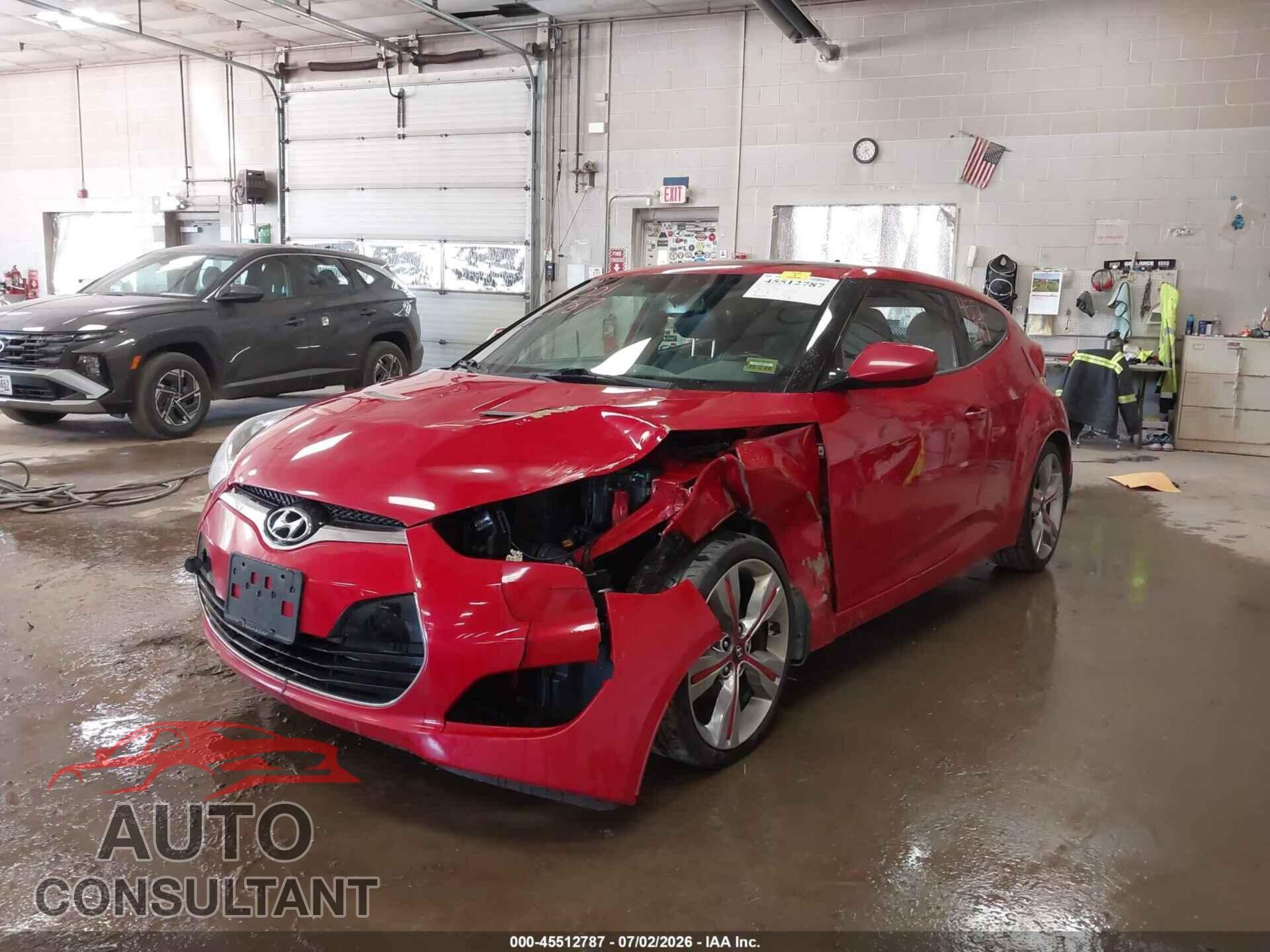 HYUNDAI VELOSTER 2013 - KMHTC6AD5DU100033