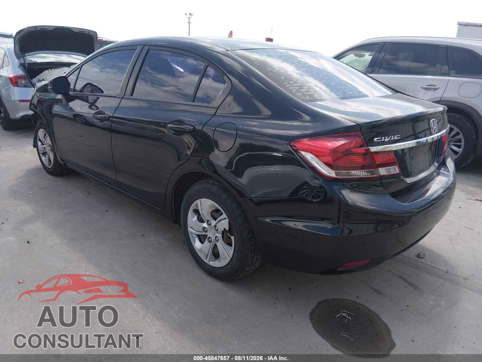 HONDA CIVIC 2013 - 19XFB2F56DE219447