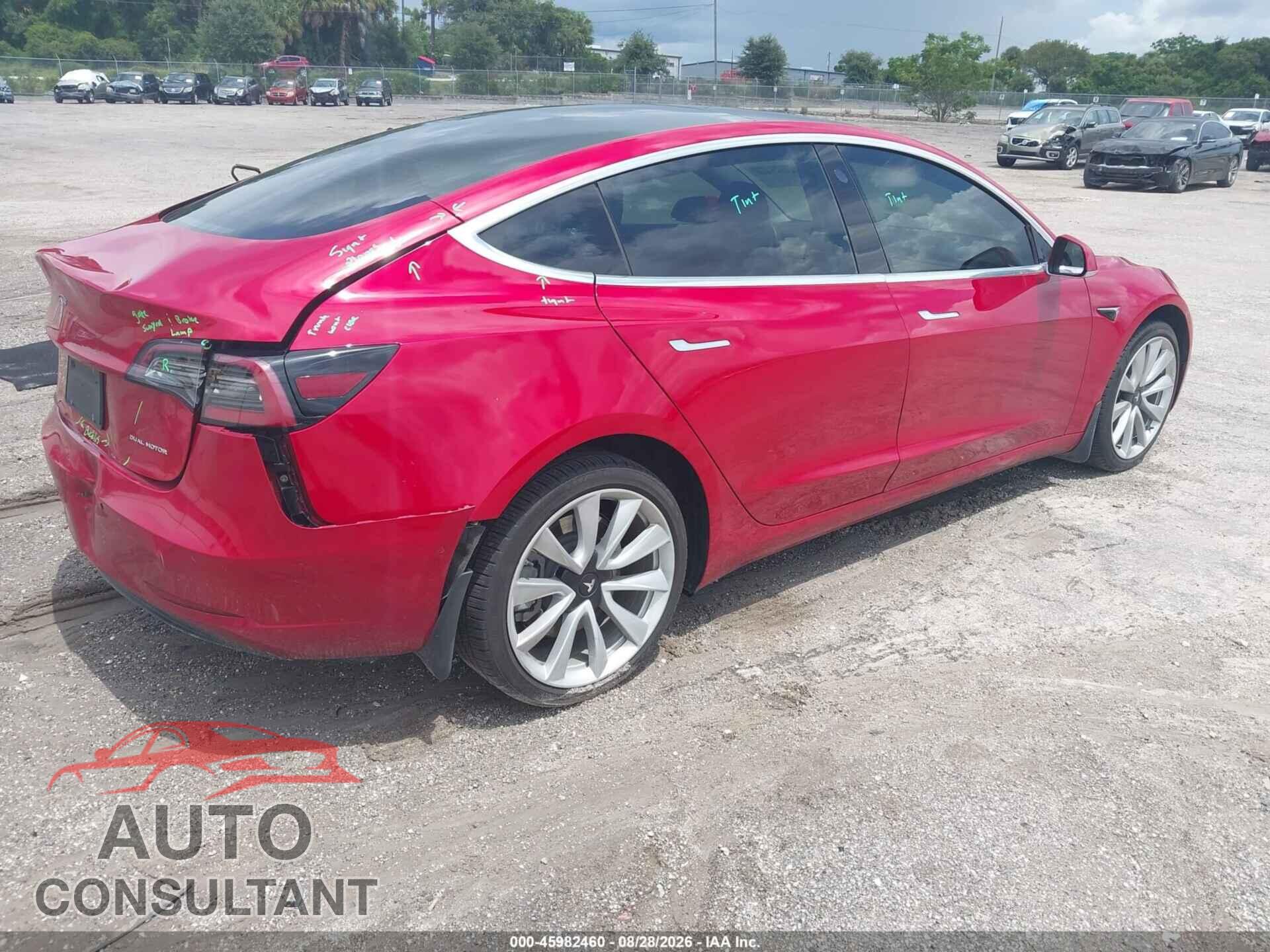 TESLA MODEL 3 2020 - 5YJ3E1EB7LF620428