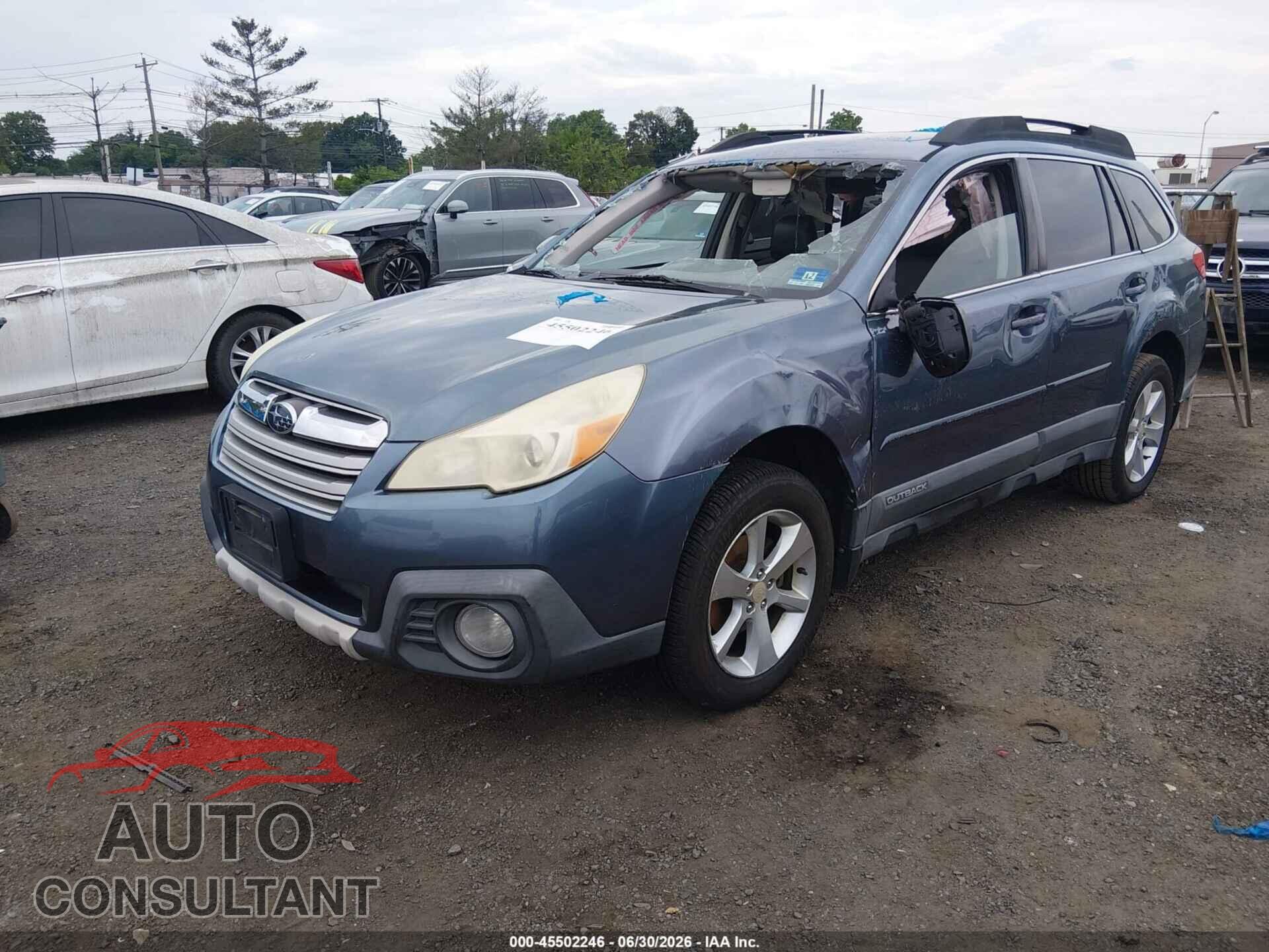 SUBARU OUTBACK 2014 - 4S4BRBLC0E3206694