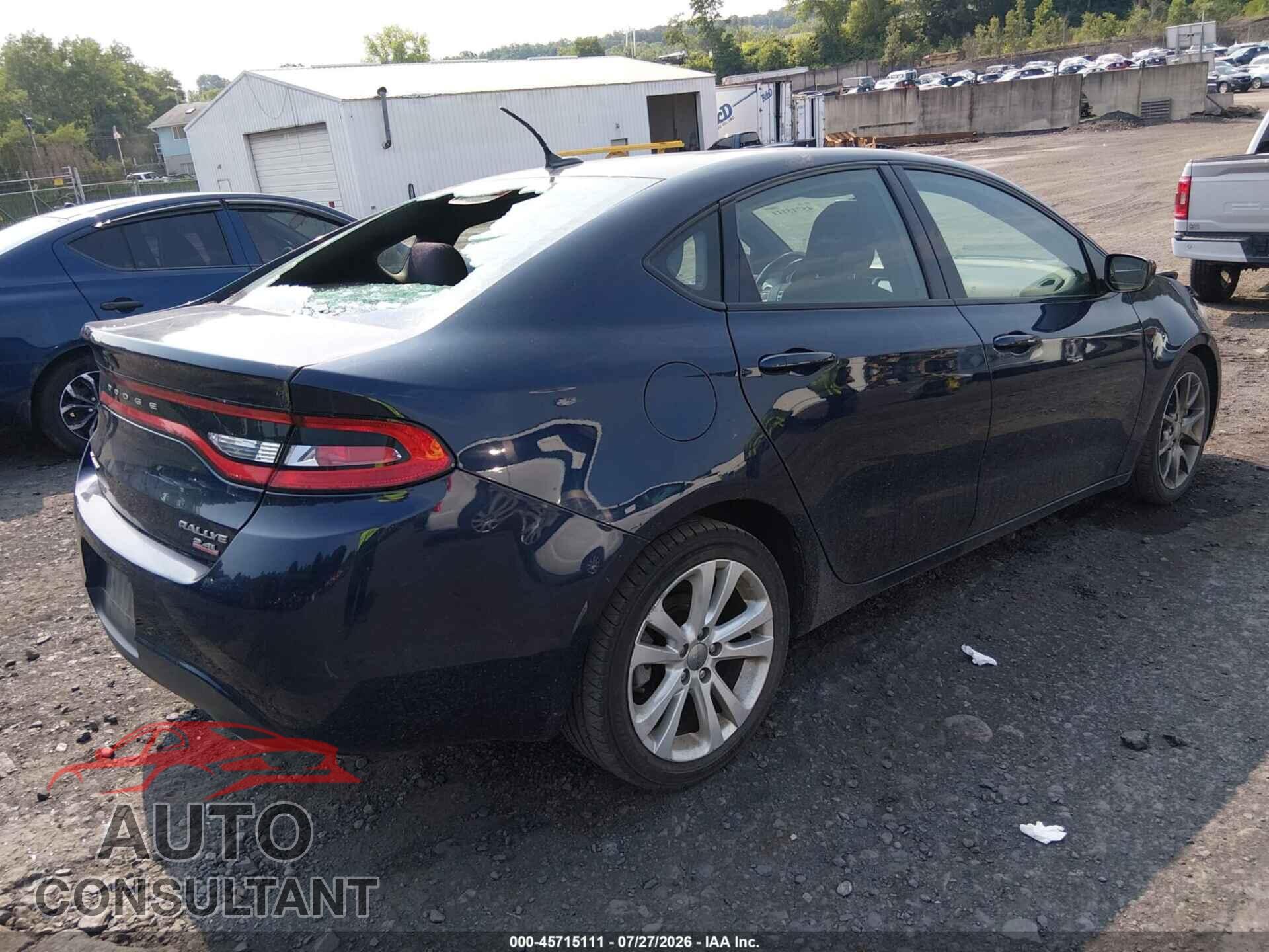 DODGE DART 2014 - 1C3CDFBB6ED926667