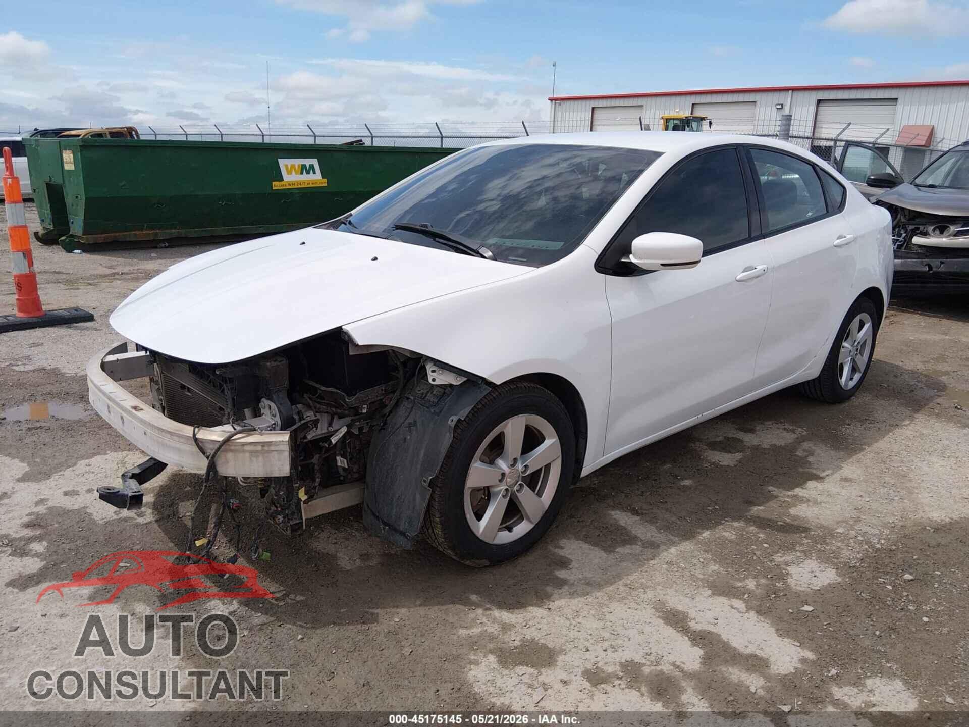 DODGE DART 2015 - 1C3CDFEBXFD194105