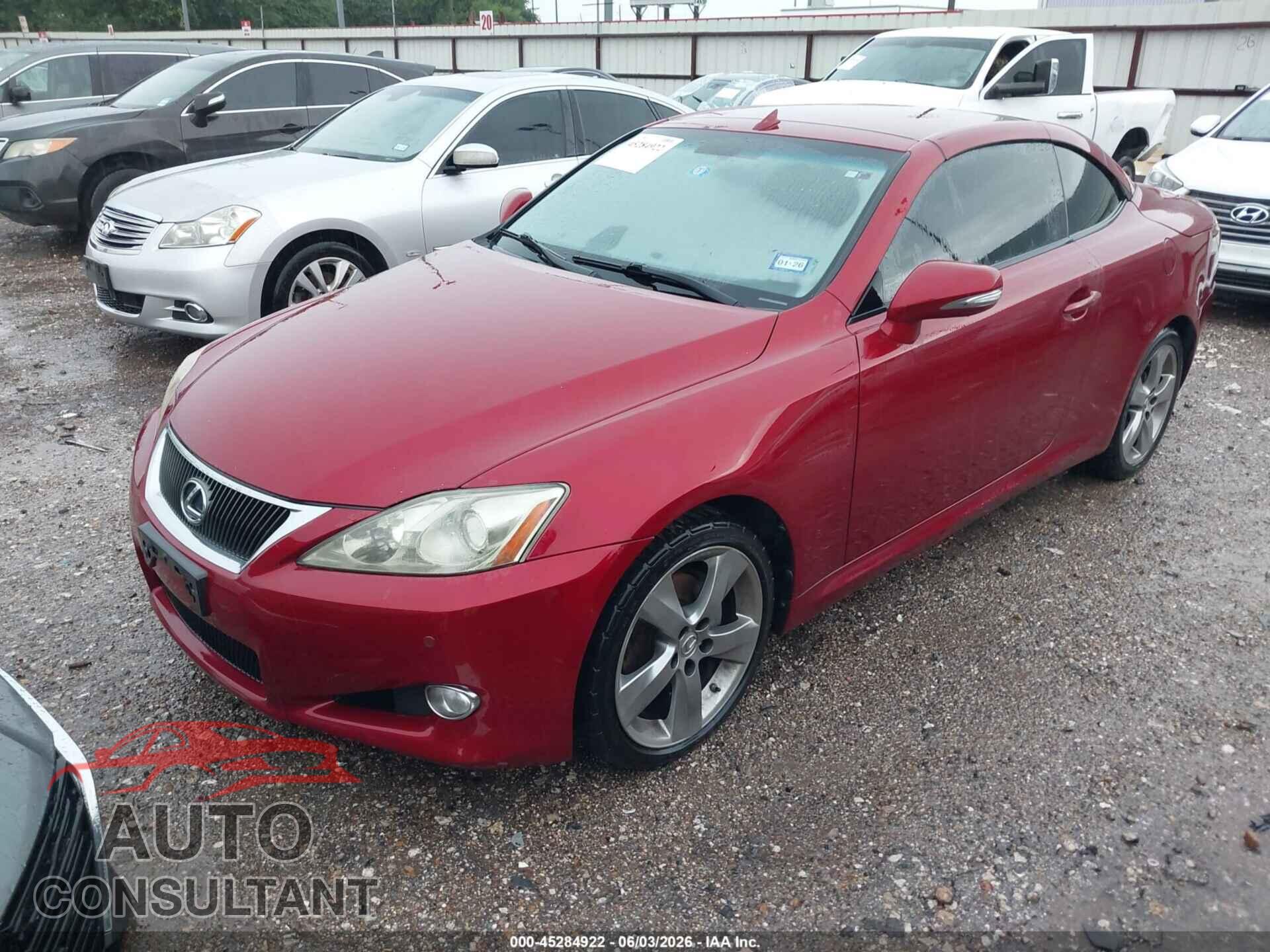 LEXUS IS 250C 2010 - JTHFF2C2XA2510216