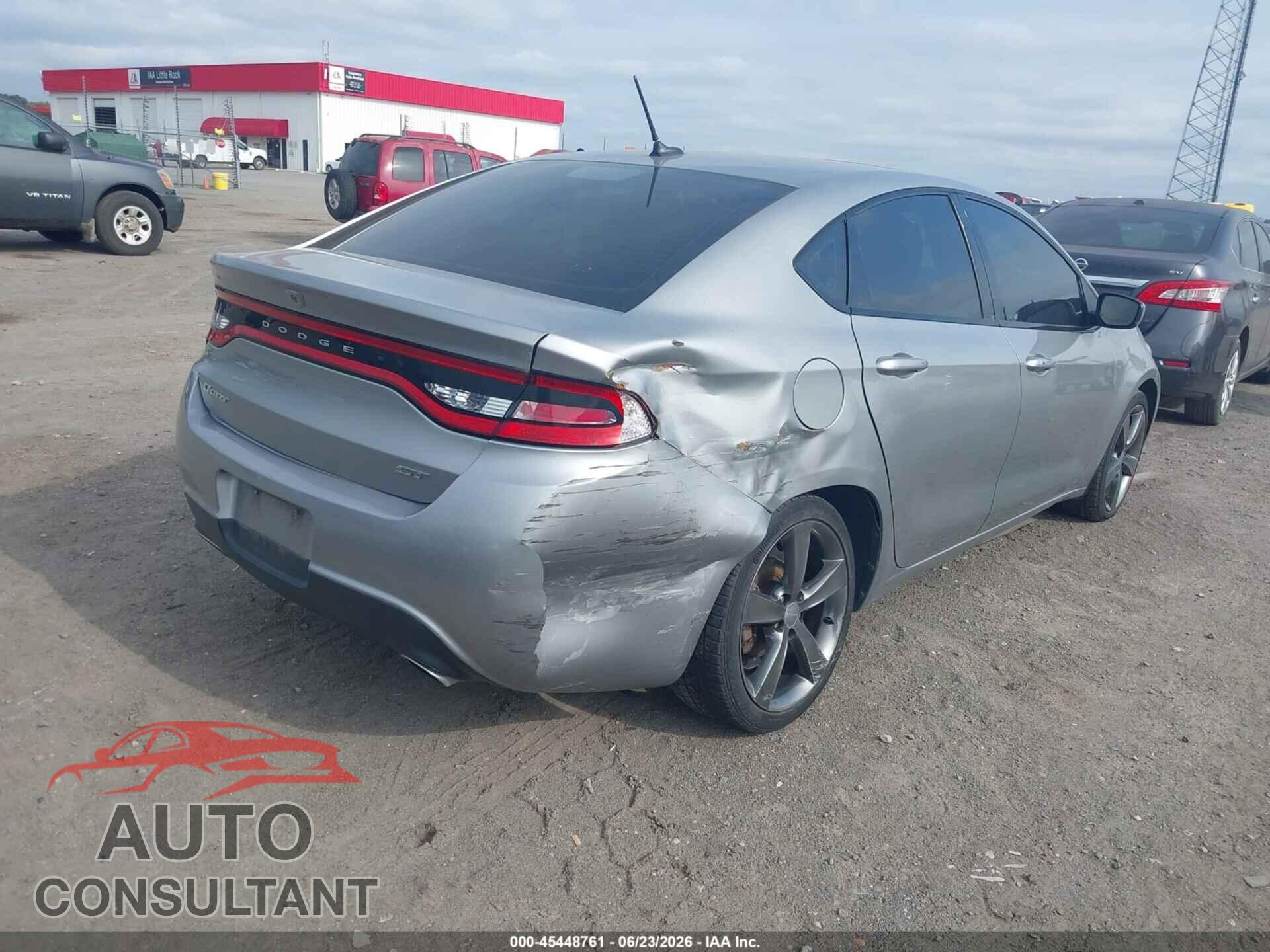 DODGE DART 2015 - 1C3CDFEBXFD254111