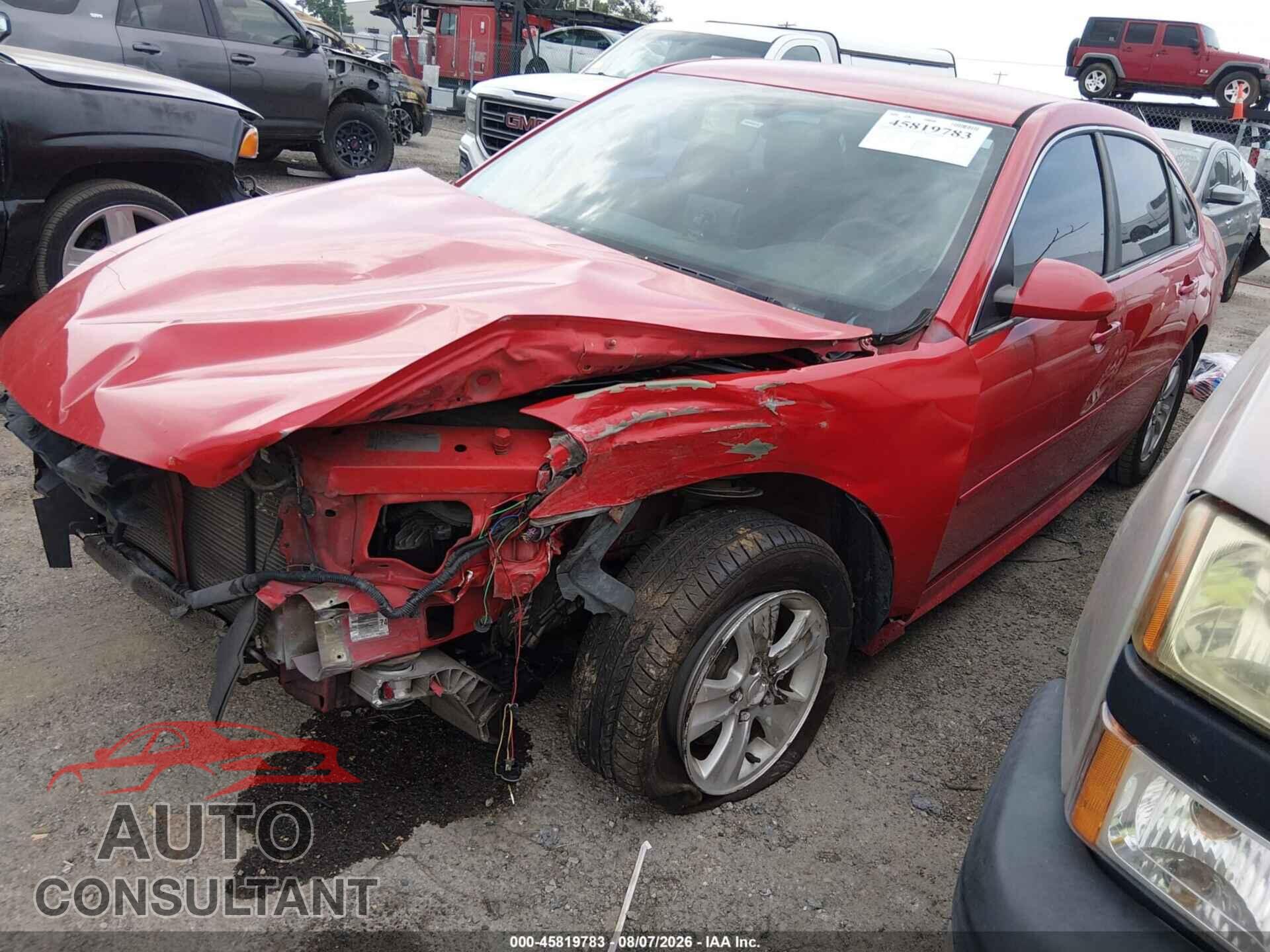 CHEVROLET IMPALA 2012 - 2G1WF5E35C1272005
