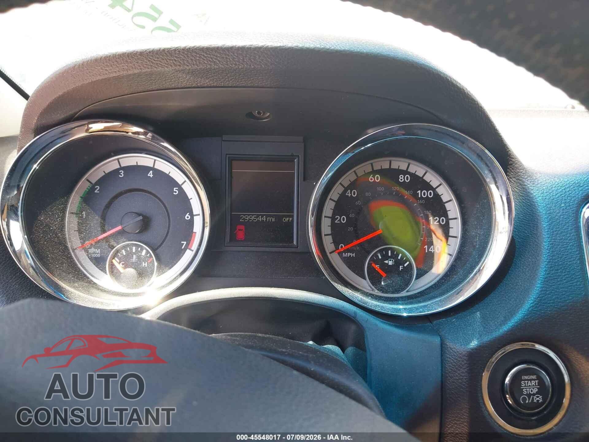 DODGE DURANGO 2013 - 1C4RDJEG5DC674995