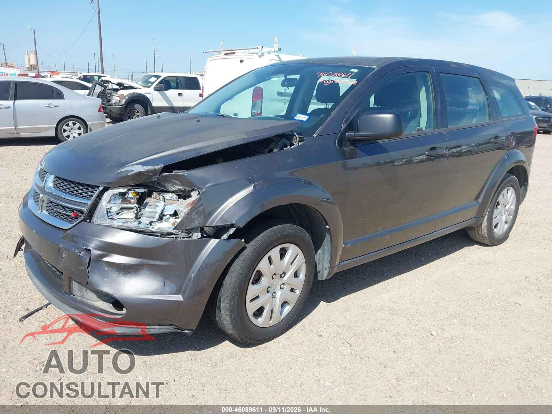 DODGE JOURNEY 2014 - 3C4PDCAB8ET198986