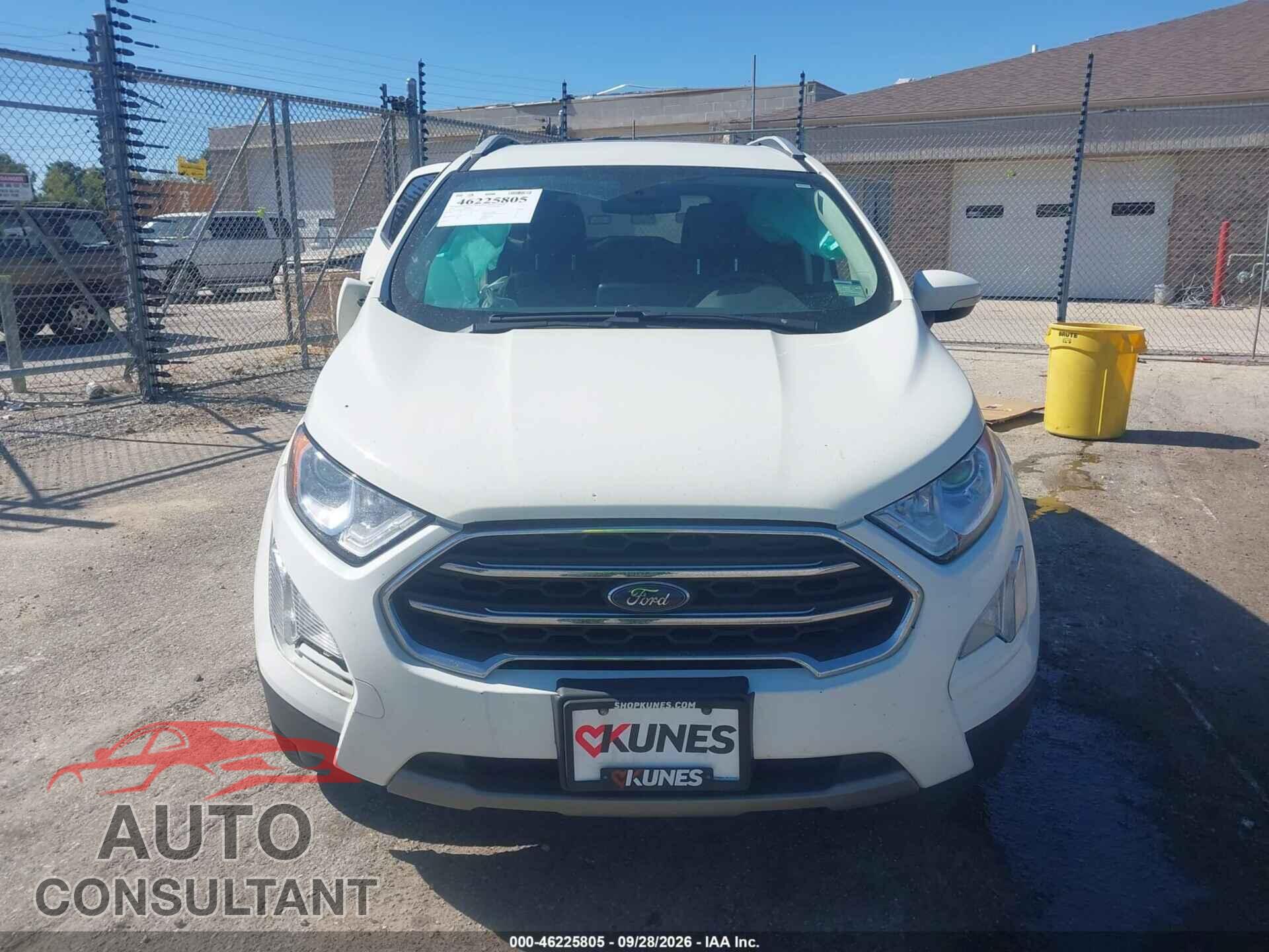 FORD ECOSPORT 2021 - MAJ6S3KL0MC425399
