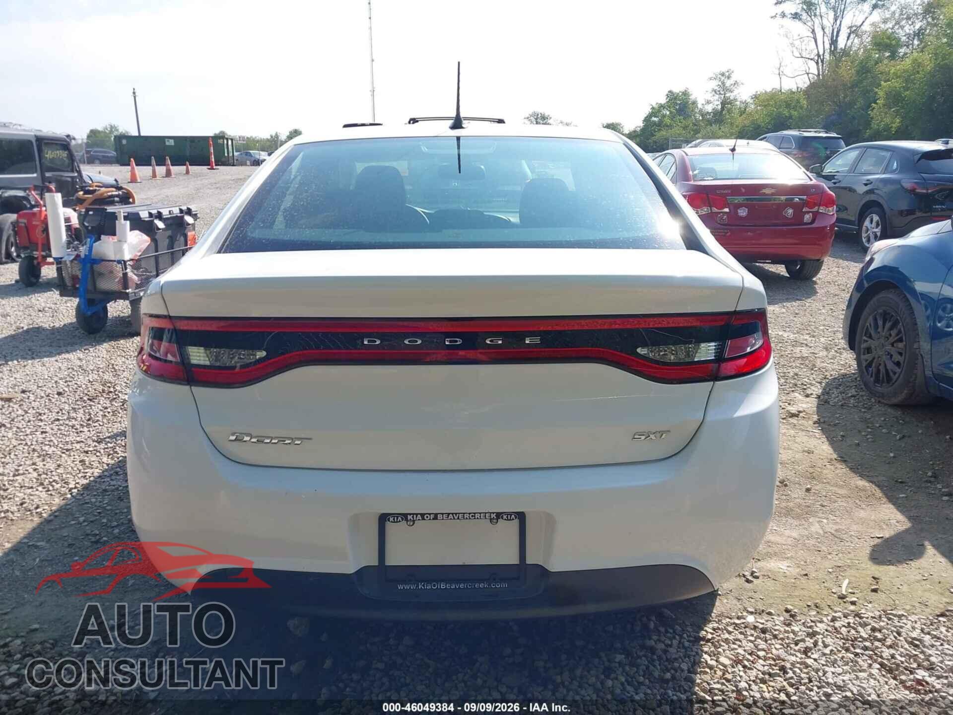 DODGE DART 2015 - 1C3CDFBB6FD420466