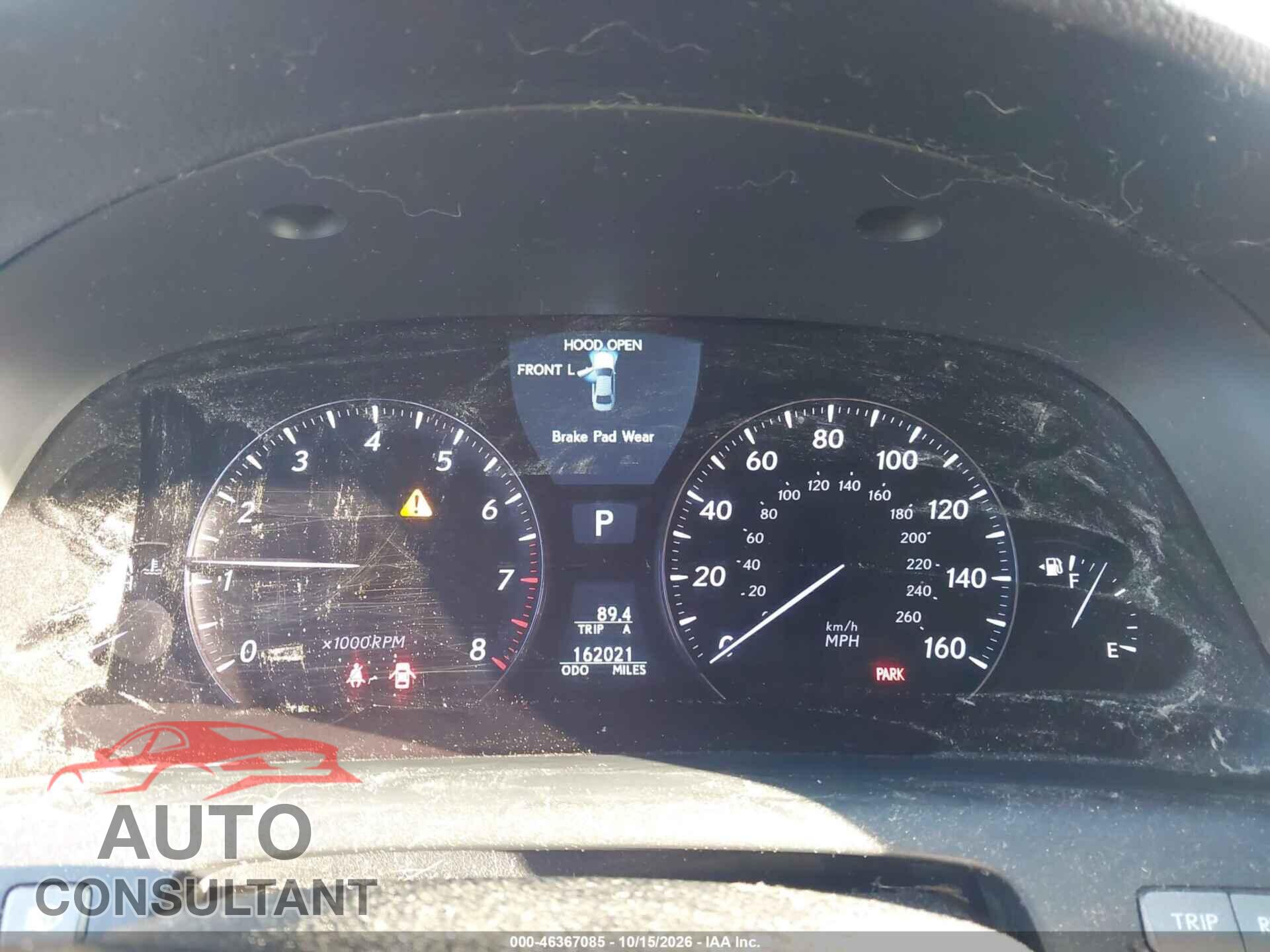 LEXUS LS 460 2010 - JTHBL5EF5A5097788