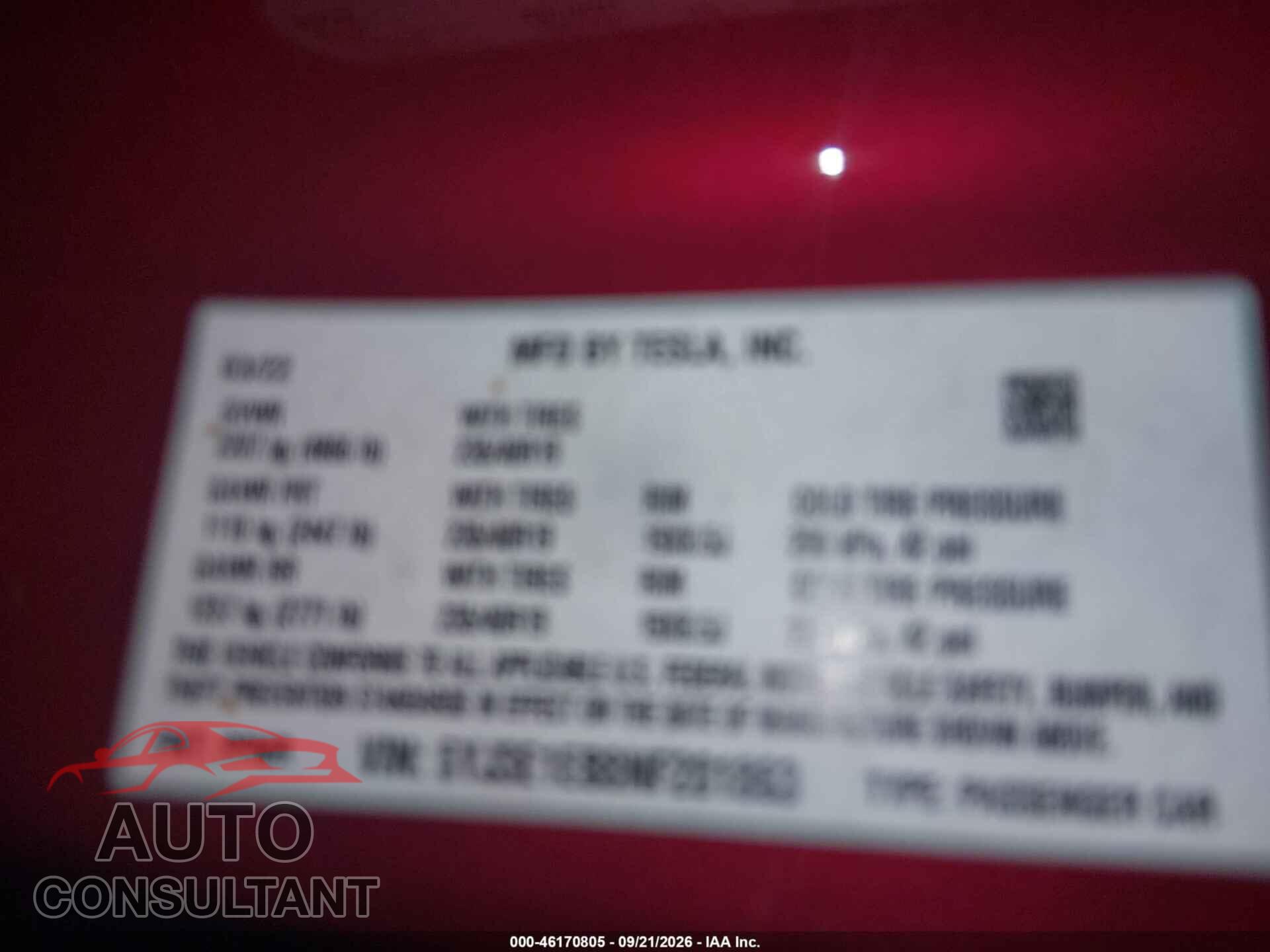 TESLA MODEL 3 2022 - 5YJ3E1EB8NF201863