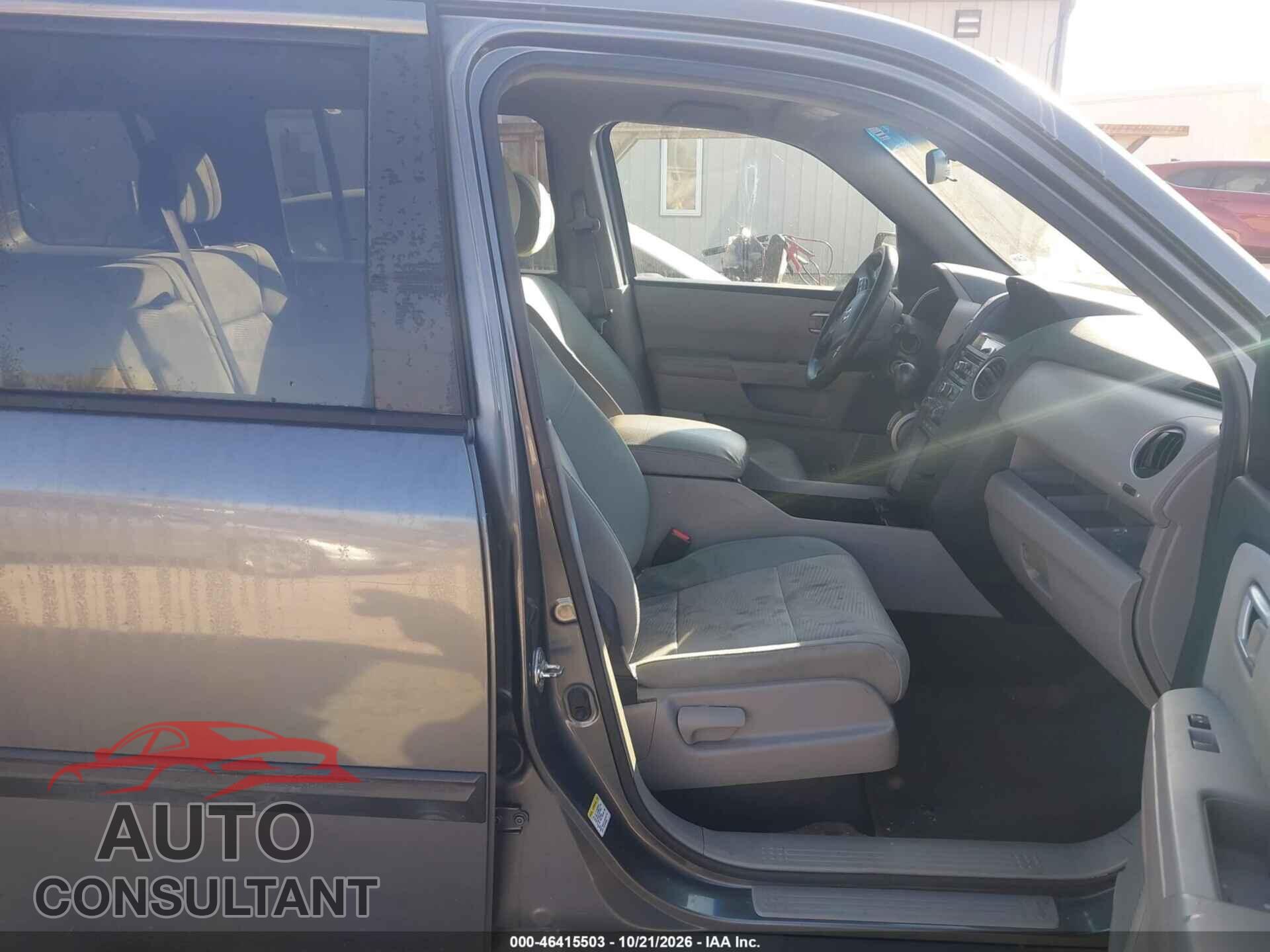HONDA PILOT 2013 - 5FNYF4H22DB073036
