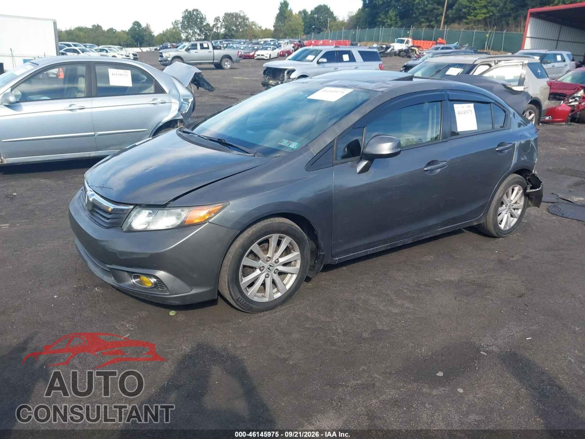 HONDA CIVIC 2012 - 2HGFB2F93CH547853
