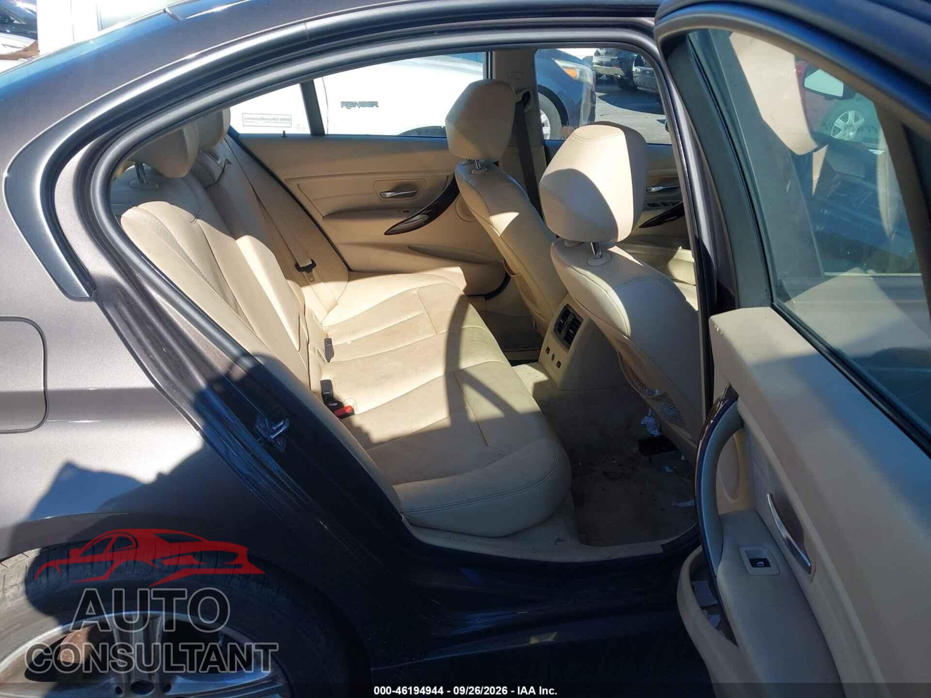 BMW 3 SERIES 2013 - WBA3B3C5XDF542691