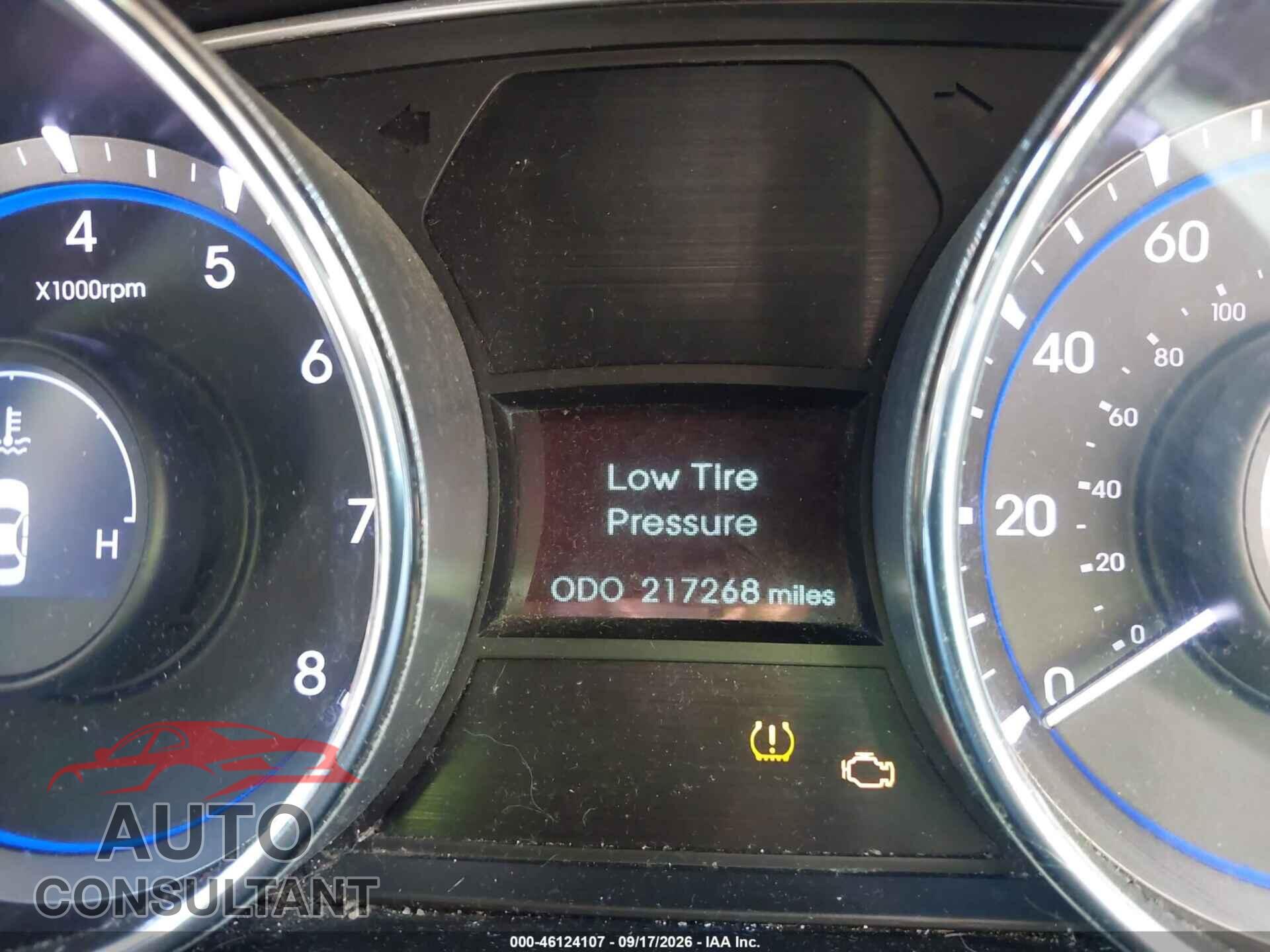 HYUNDAI SONATA 2011 - 5NPEC4AC2BH085068