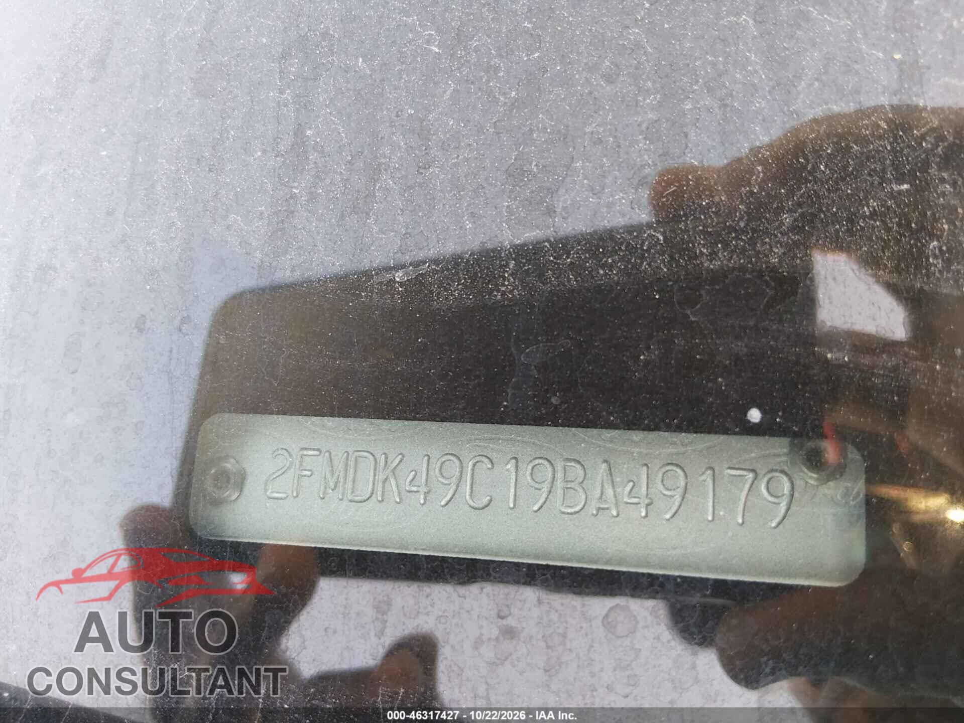 FORD EDGE 2009 - 2FMDK49C19BA49179