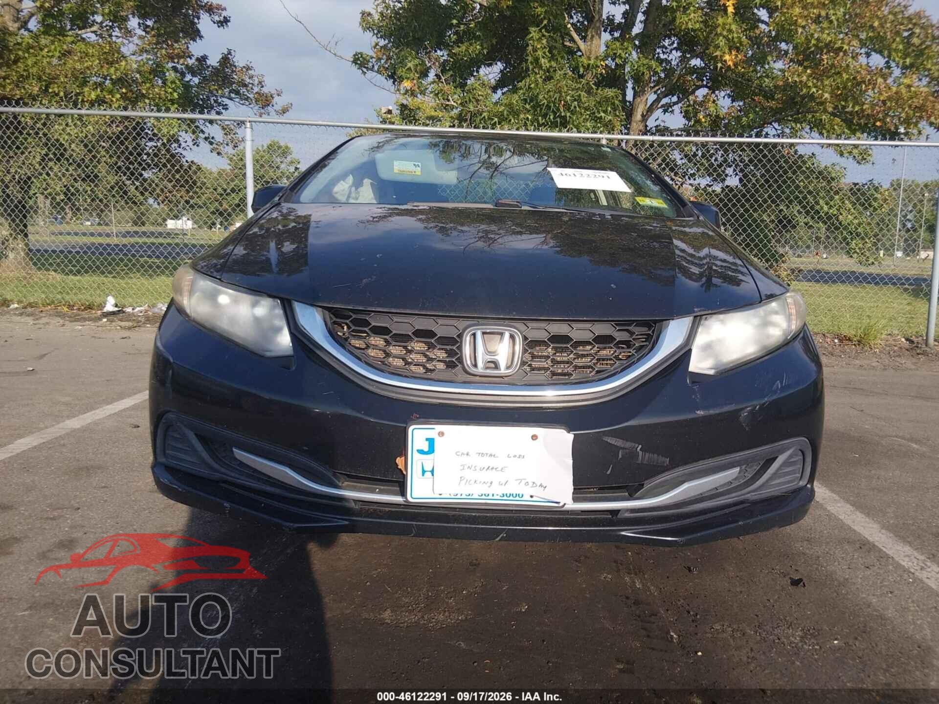 HONDA CIVIC 2013 - 2HGFB2F55DH600731