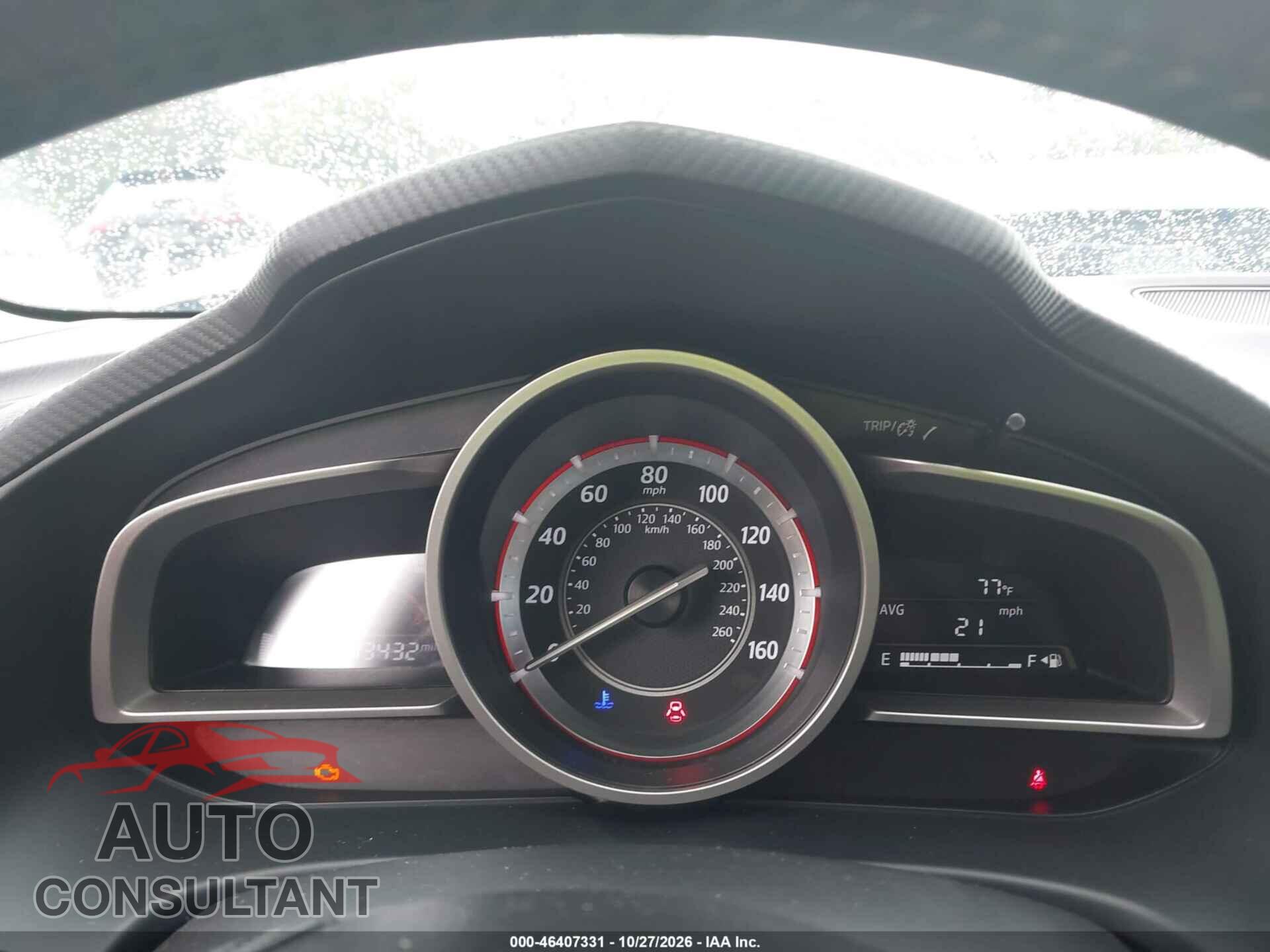 MAZDA MAZDA3 2015 - JM1BM1M73F1224716