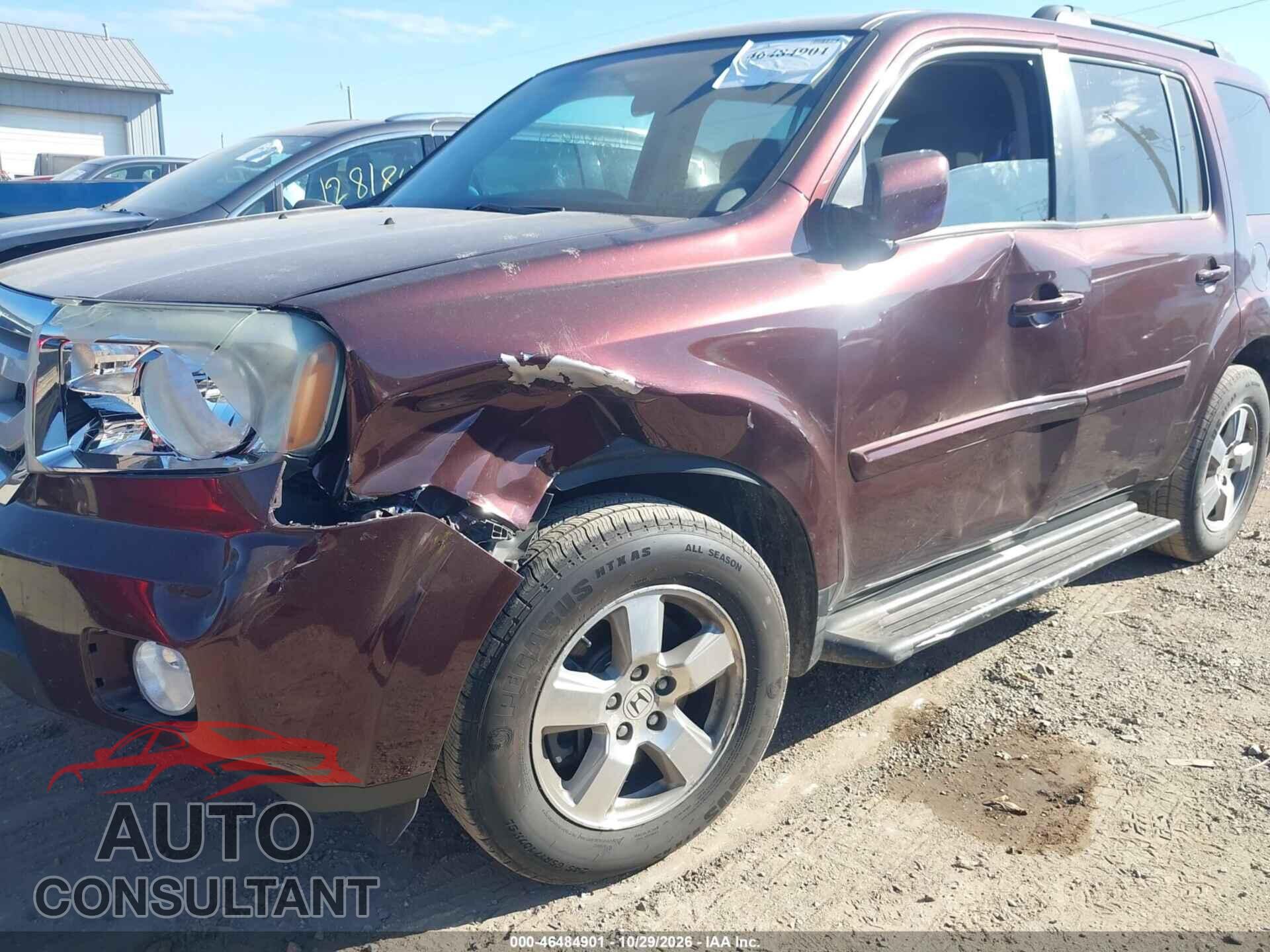 HONDA PILOT 2011 - 5FNYF4H48BB002812