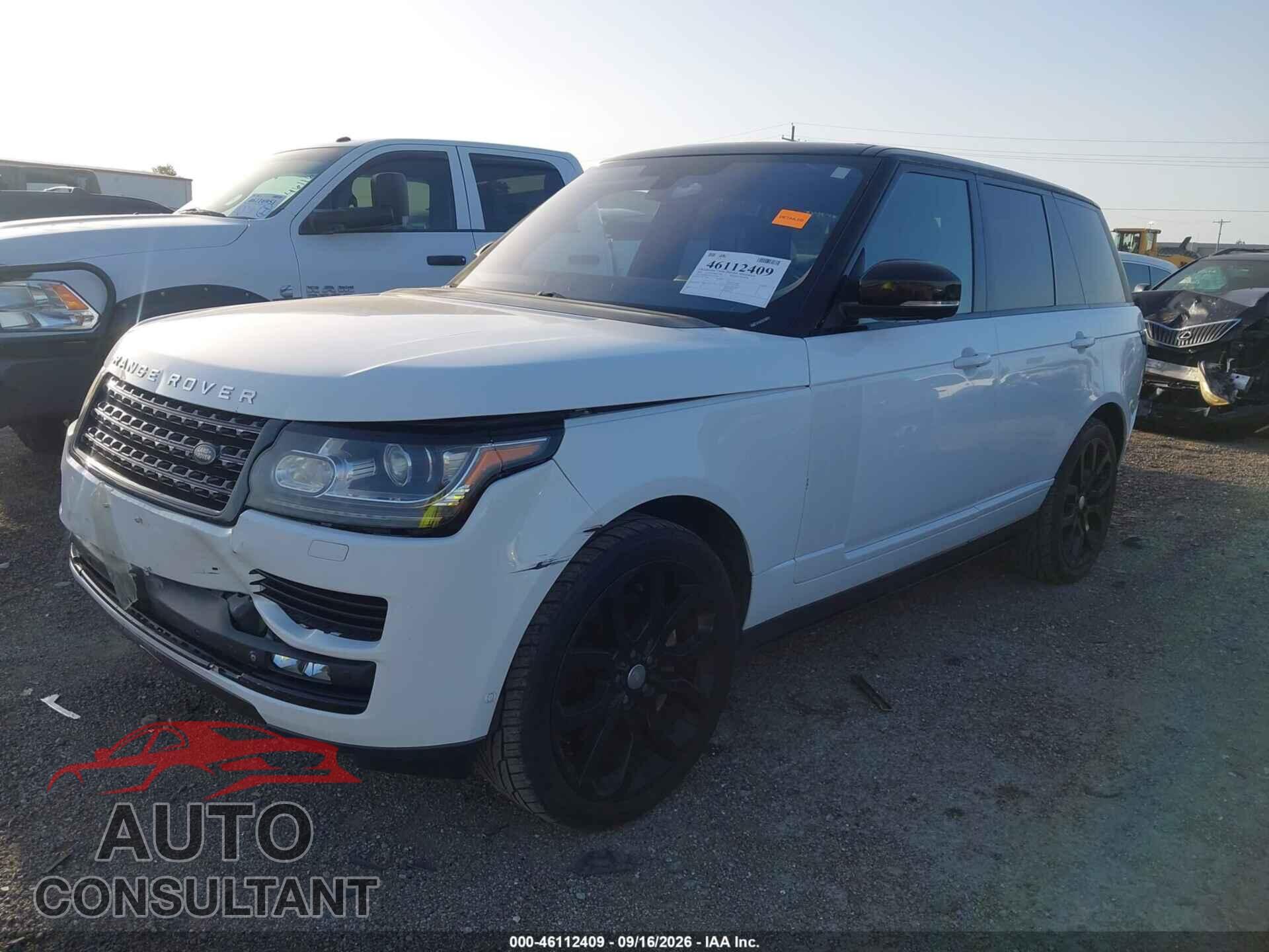 LAND ROVER RANGE ROVER 2015 - SALGS2TF4FA197089