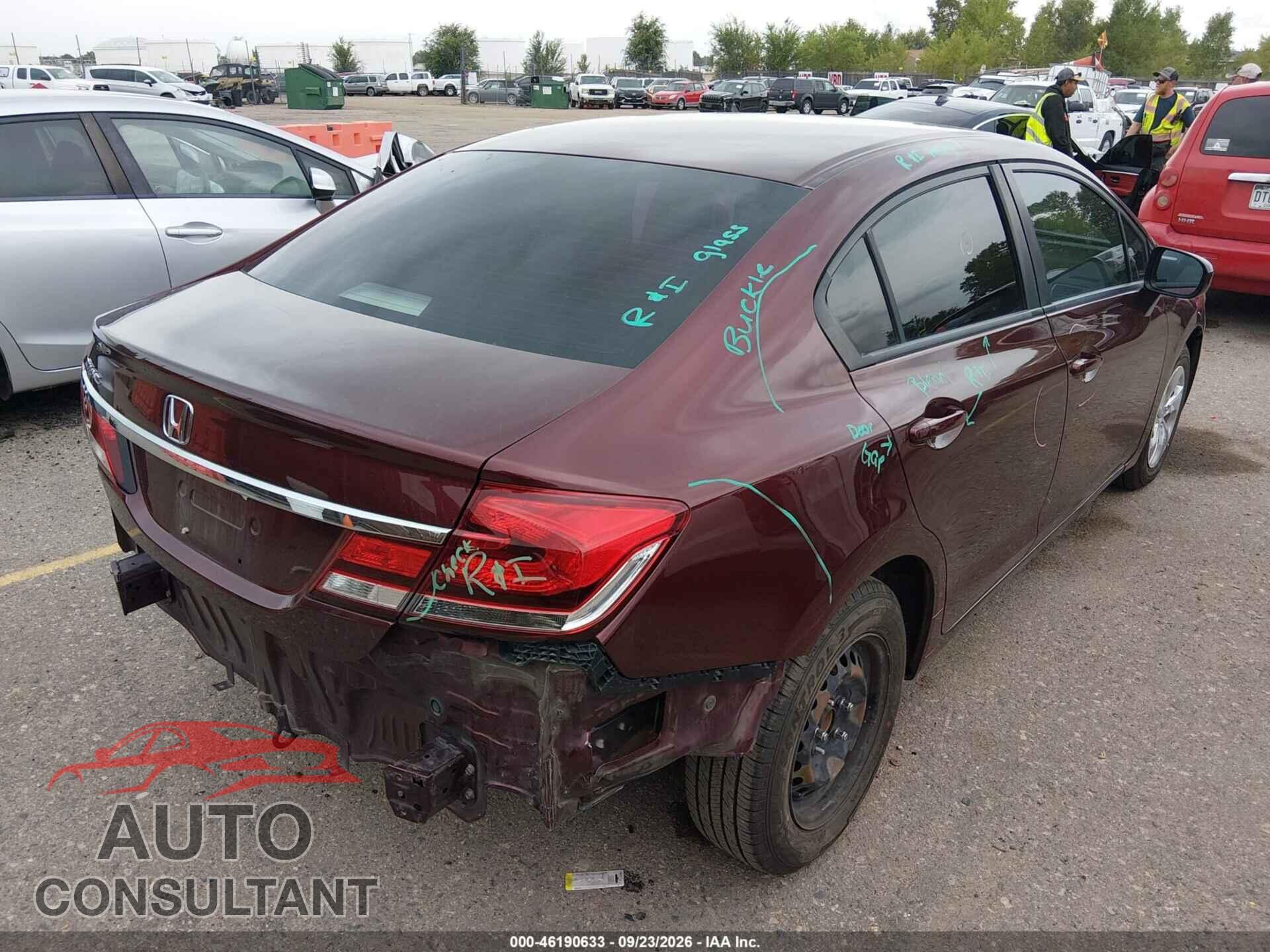 HONDA CIVIC 2014 - 19XFB2F5XEE056254