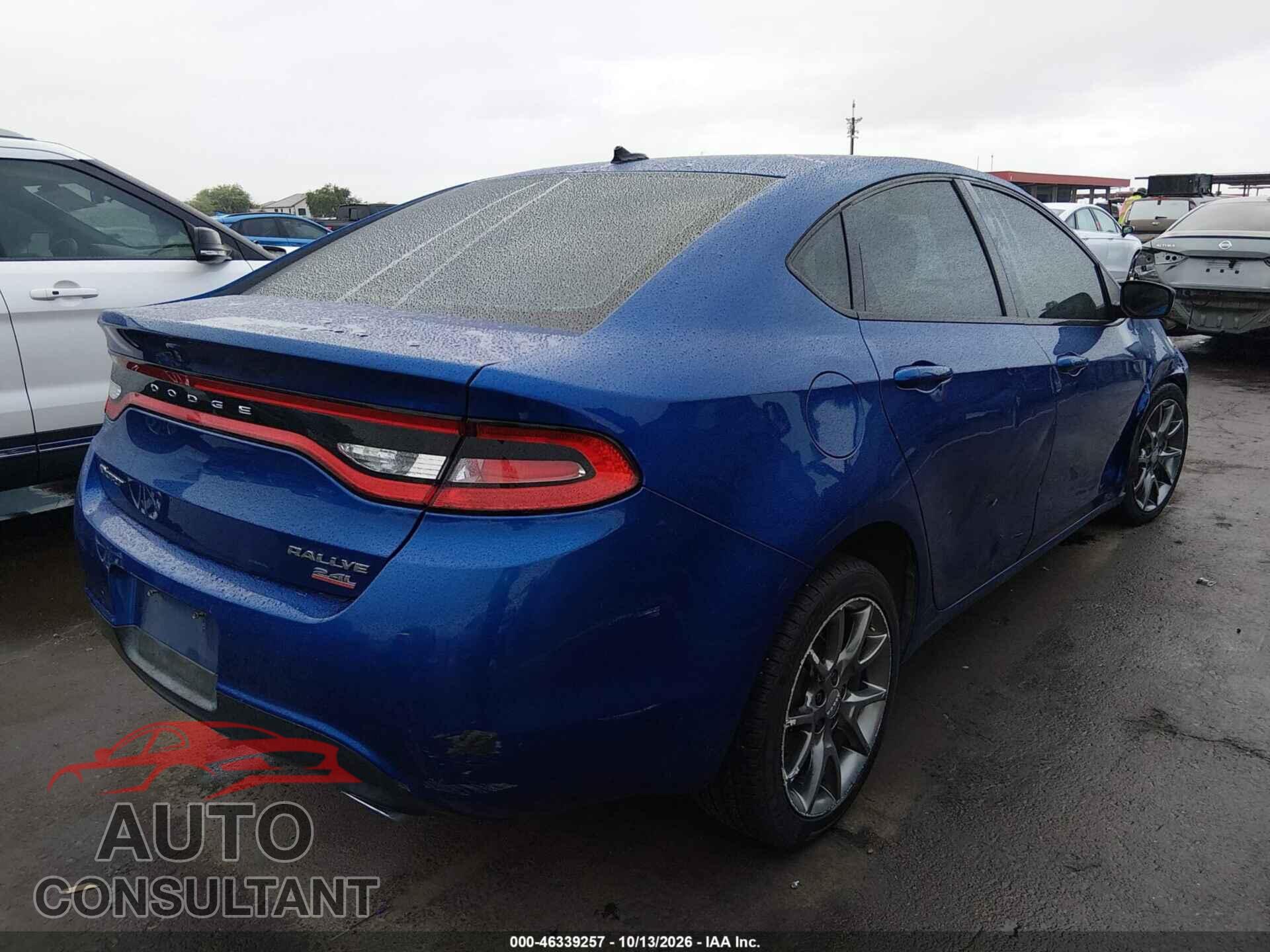 DODGE DART 2014 - 1C3CDFBB8ED765528