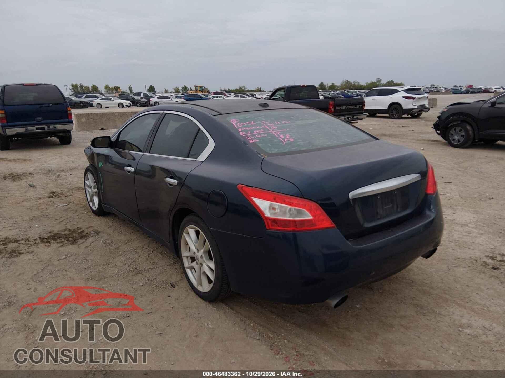 NISSAN MAXIMA 2009 - 1N4AA51E39C848190