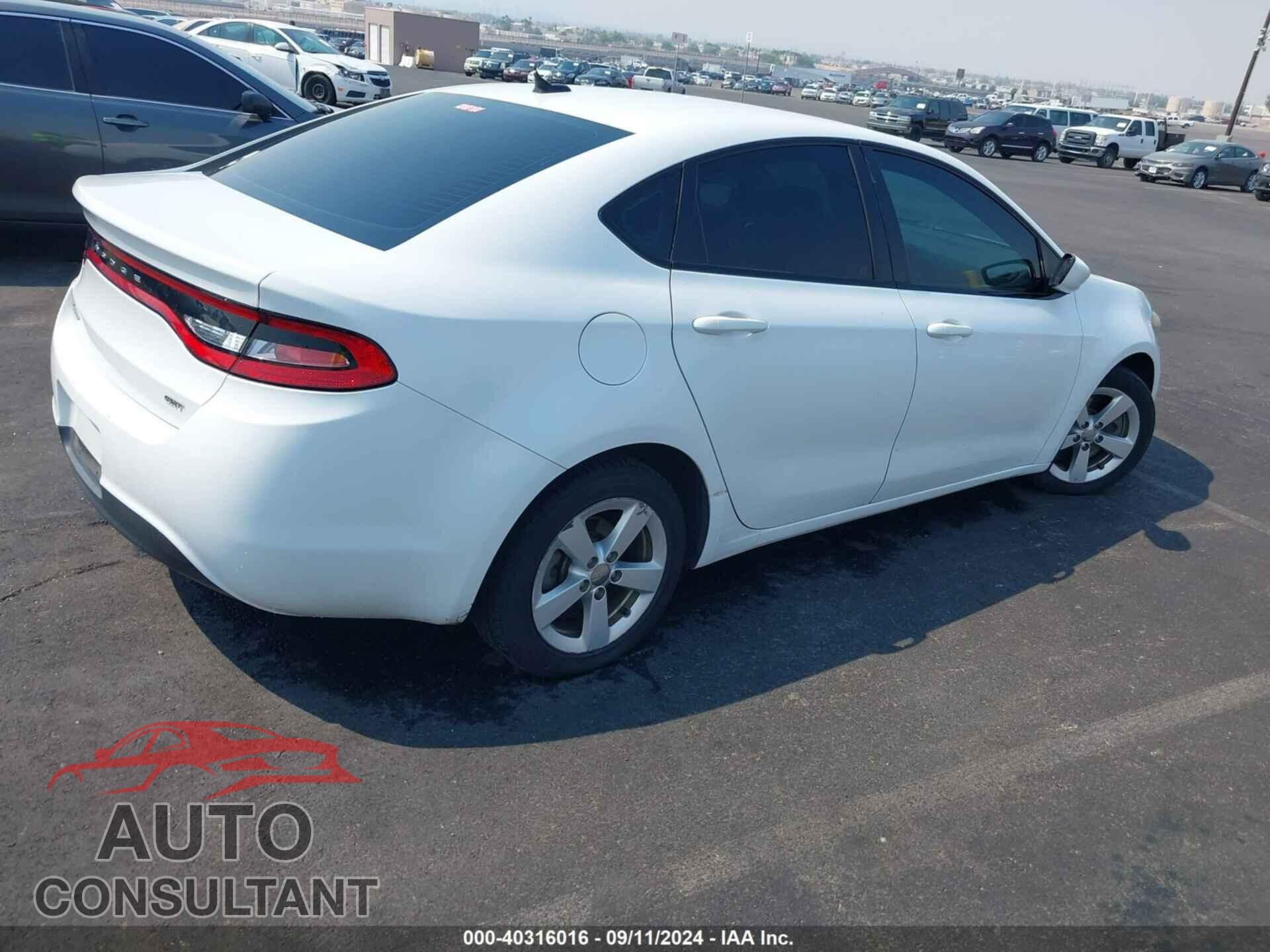DODGE DART 2016 - 1C3CDFBB2GD551122