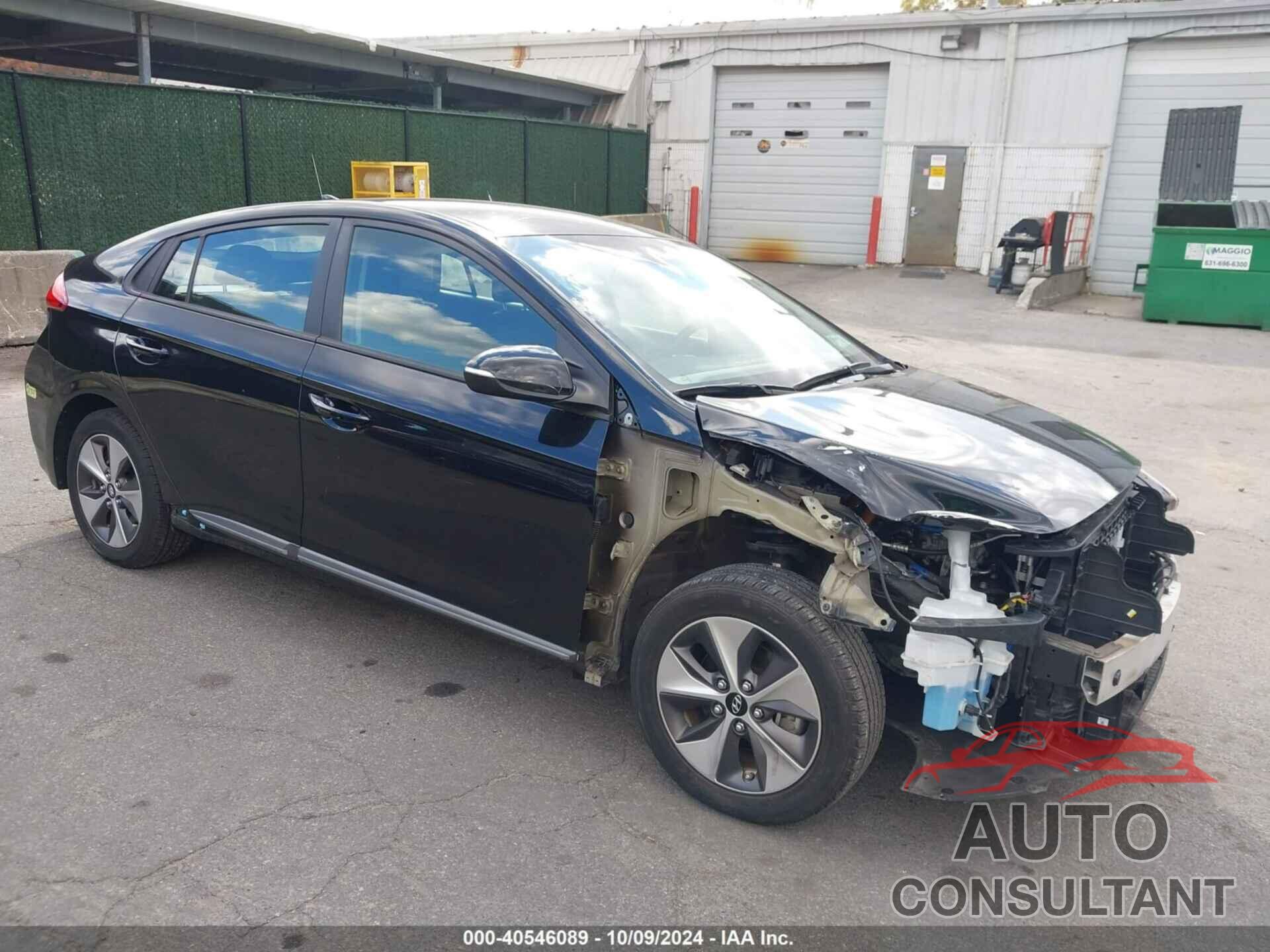 HYUNDAI IONIQ ELECTRIC 2019 - KMHC75LH7KU046553