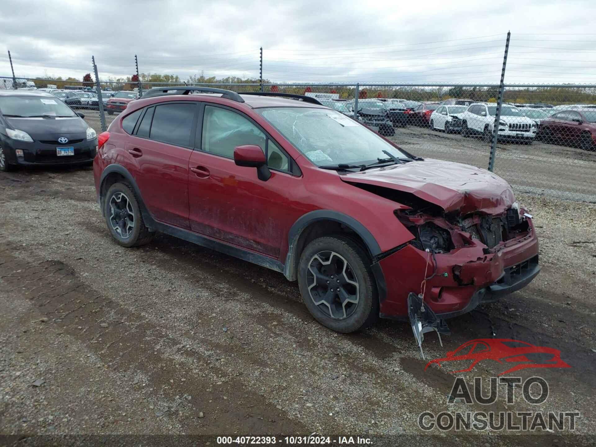 SUBARU XV CROSSTREK 2014 - JF2GPAGC6E8335516