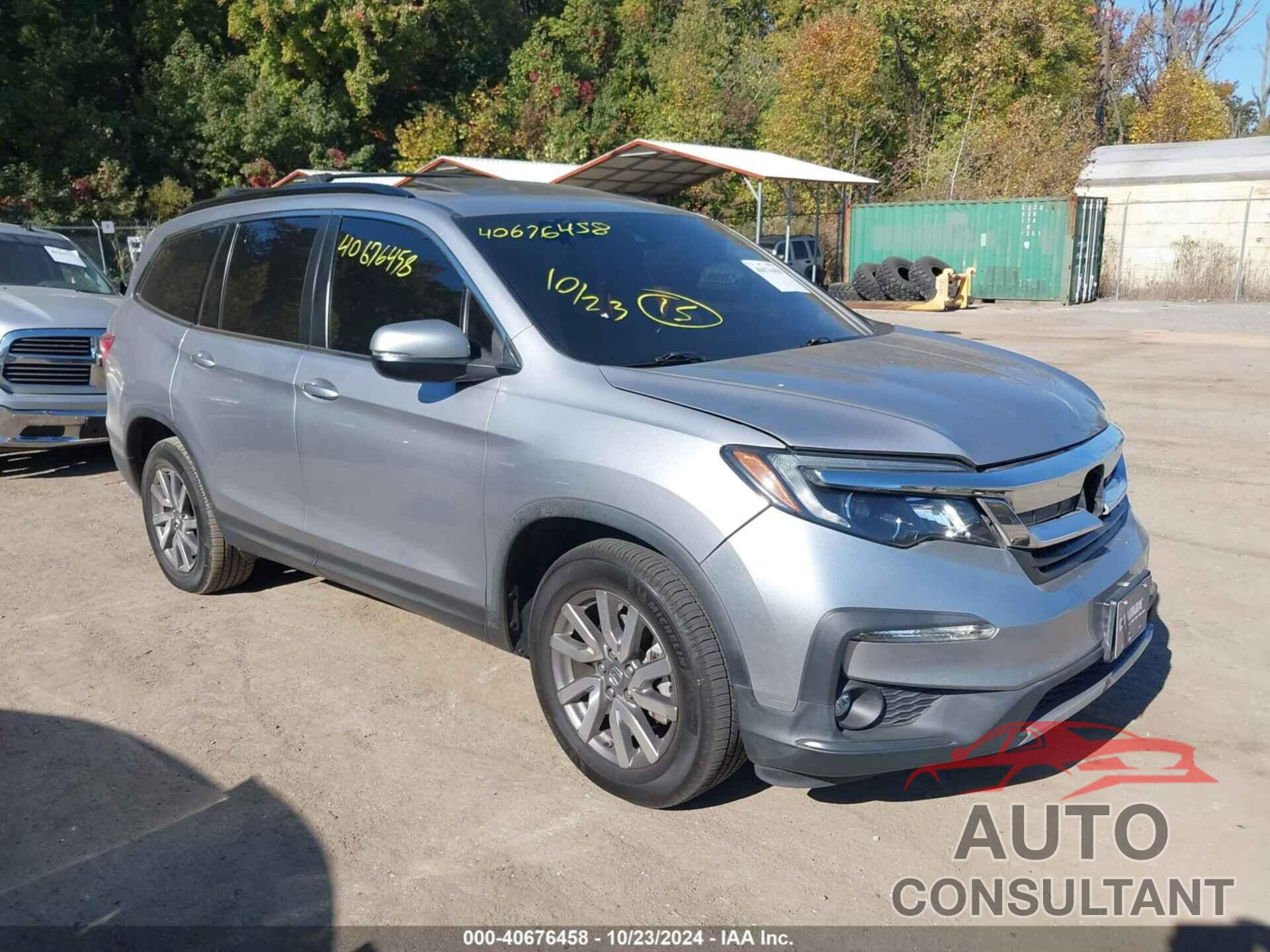 HONDA PILOT 2019 - 5FNYF5H54KB016396